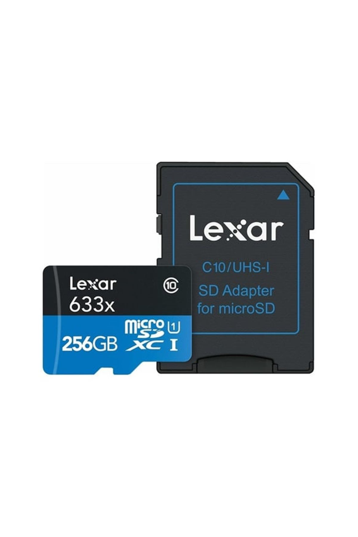 Lexar 633X 256 Gb Microsdxc Class 10 Uhs-İ Hafiza Karti Adaptör Drone K