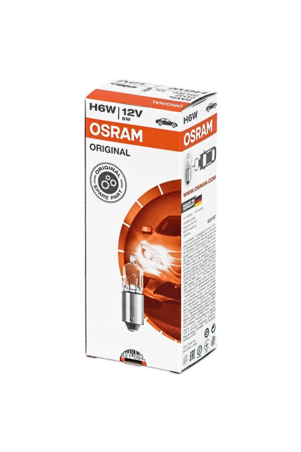 Osram 64132 Fs10 12 Volt Ampül H6 Halogen Park 10 Adet