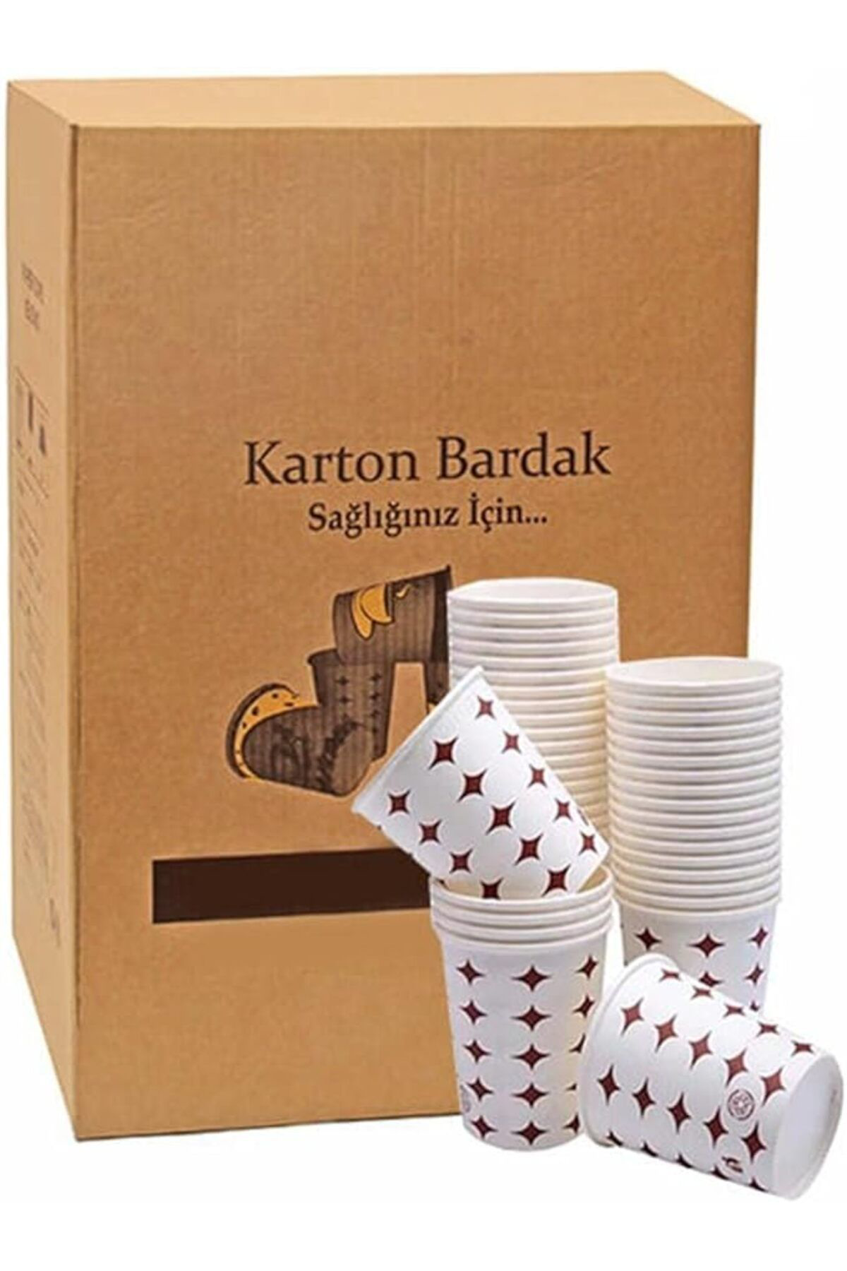 Burmet 6.5 Oz Karton Bardak 3000 Adet Sizdirmaz