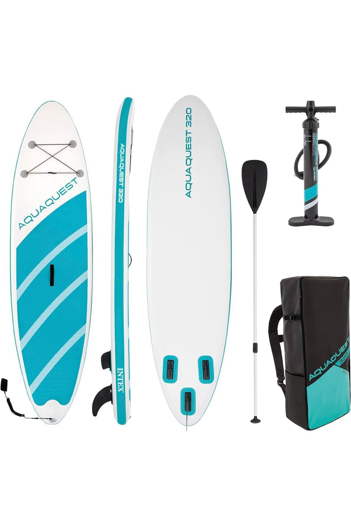 İntex 68242 Aqua Quest 320 Sup Paddle Board Seti 320X81x15cm (Sup Paddl