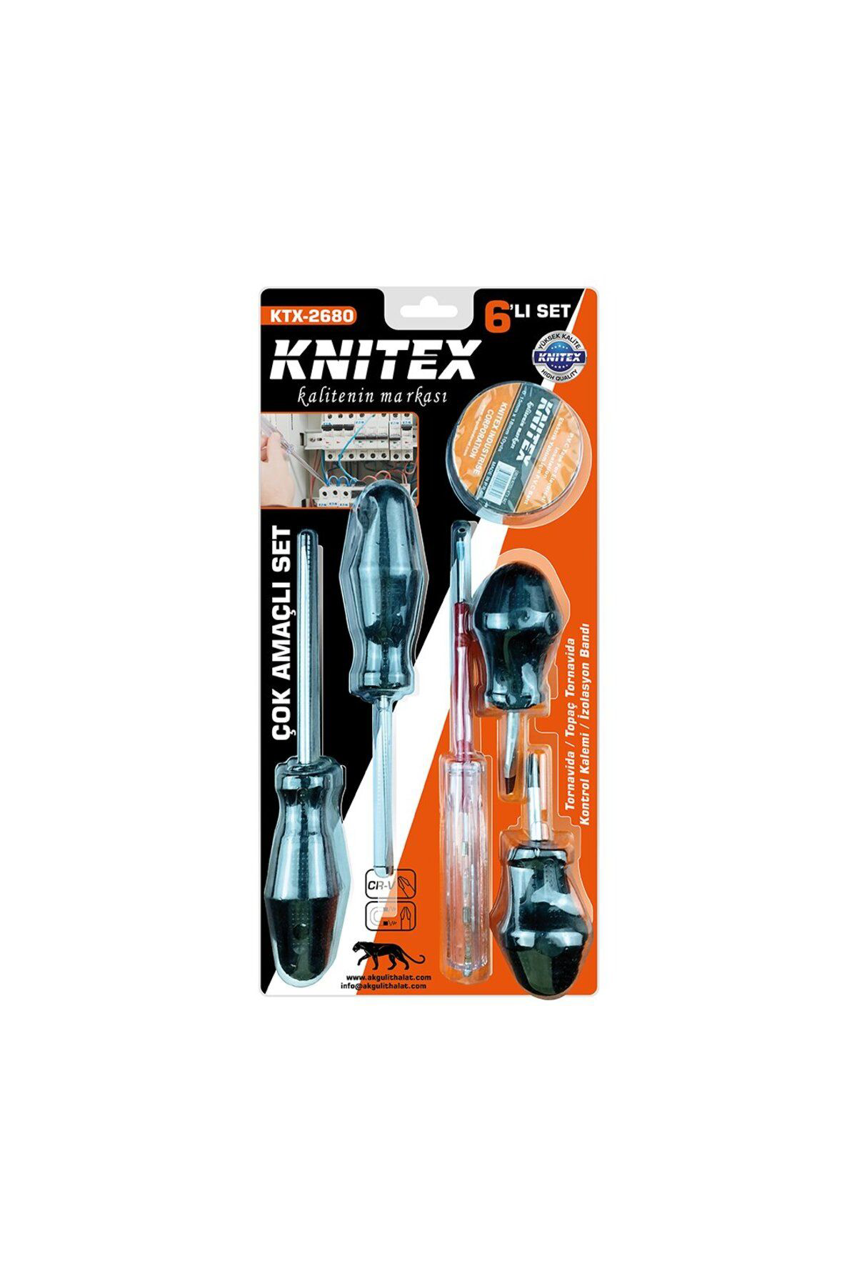 Ok Aksesuar 6Pcs  Tornavida - Çok Amaçli Set  Tornavida - Topaç Tornavida - K