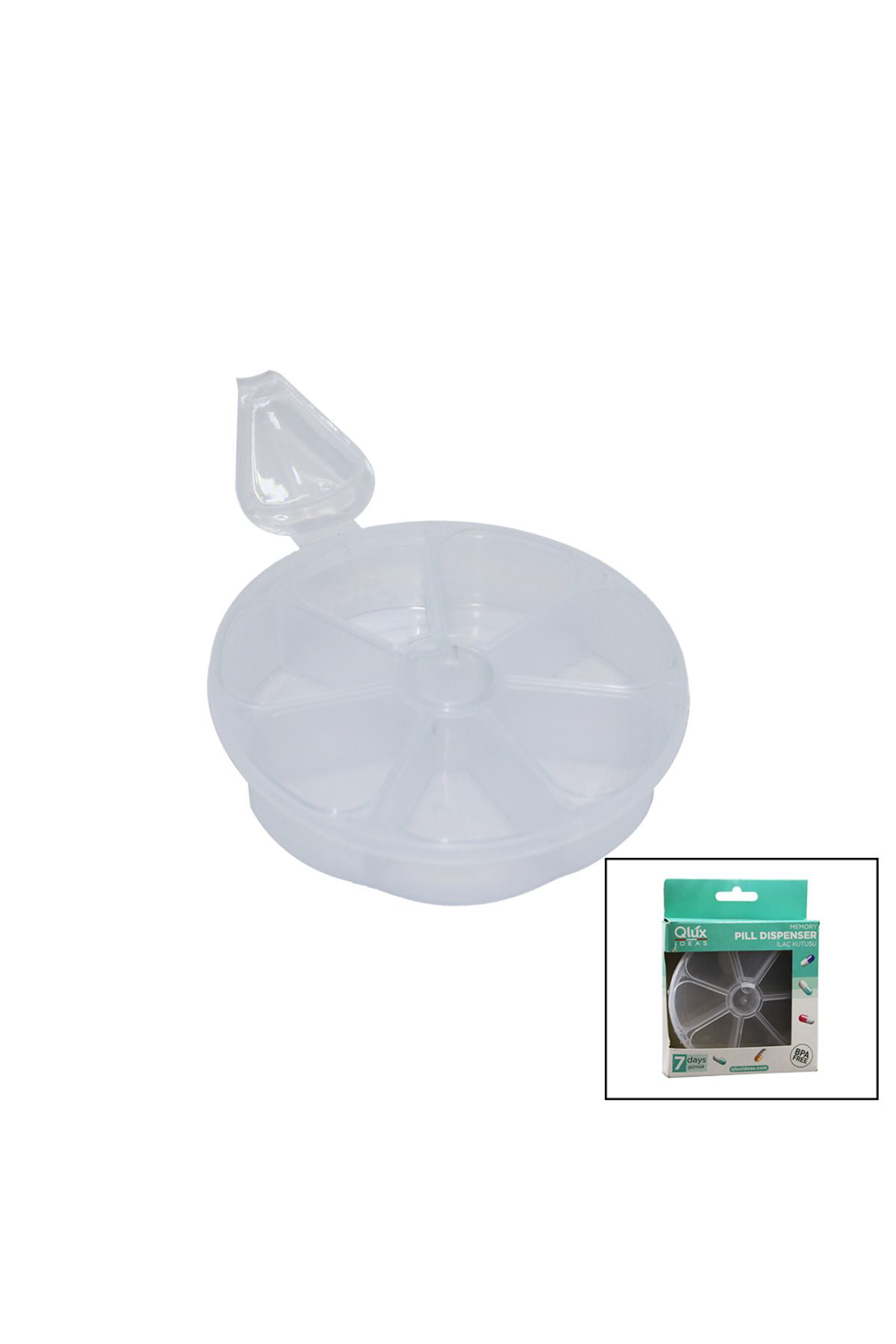 Ok Aksesuar 7 Bölmeli Plastik İlaç Kutusu Go50609915170