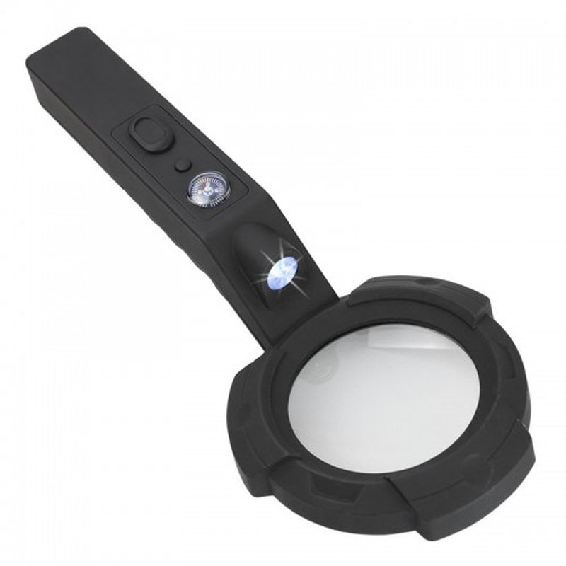 Evimdeyokyok 7 Led Aydinlatma Fener Pusula 4X Büyütme Okuma Büyüteç  Th-600557