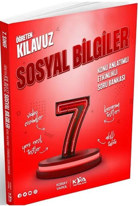 Koray Varol Akademi 7. Sinif Sosyal Bilgiler Öğreten Kilavuz Konu Anlatimli Etkinlikl