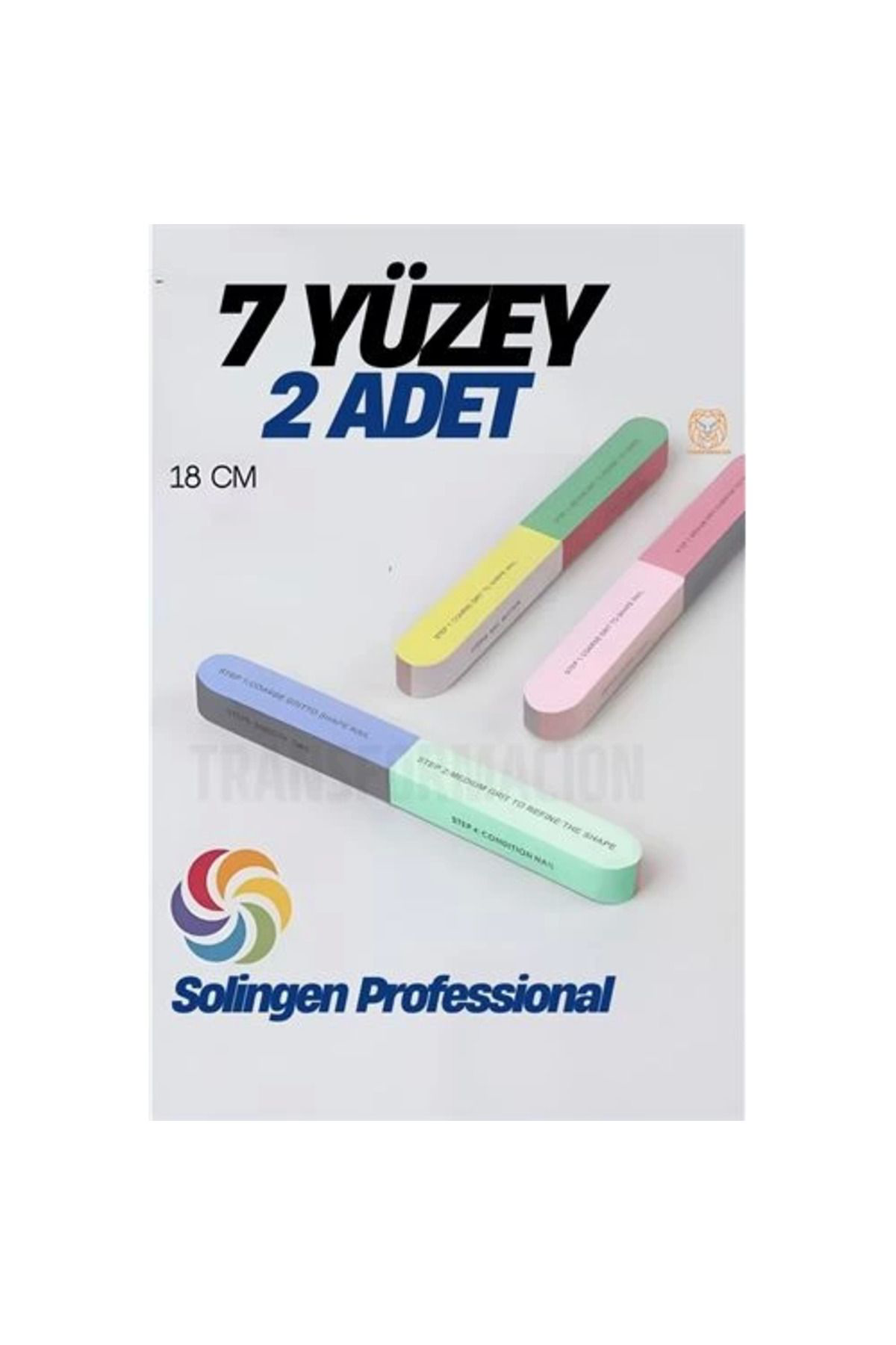 No8 Home 7 Yüzeyli Tirnak Törpü Ve Parlatma Blok Sünger Solingen Professio