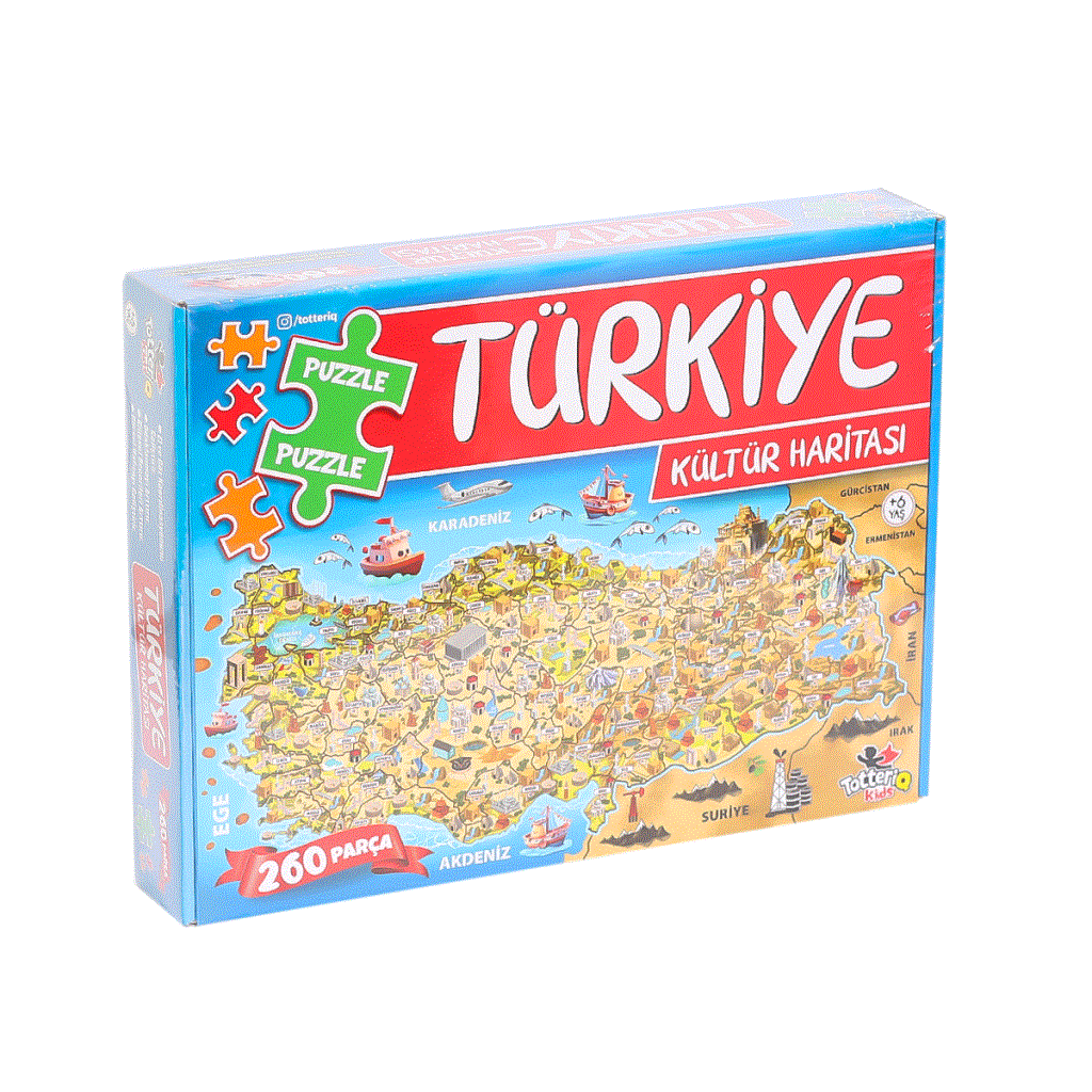 Just Cheap Store 7213 Türkiye Kültür Haritasi Puzzle -Totteriq