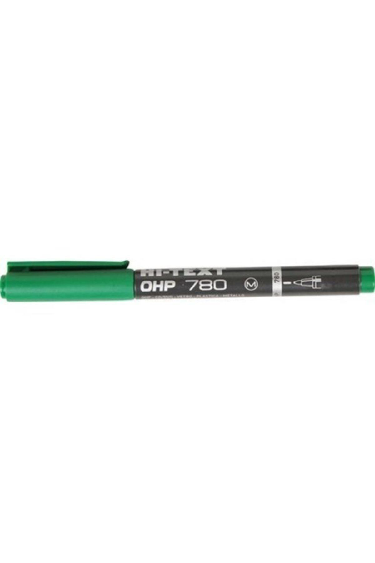 Hi-Text 780 Ohp Permanent Kalem S- M Asetat Cd Kalemi Mavi Kirmizi Siyah