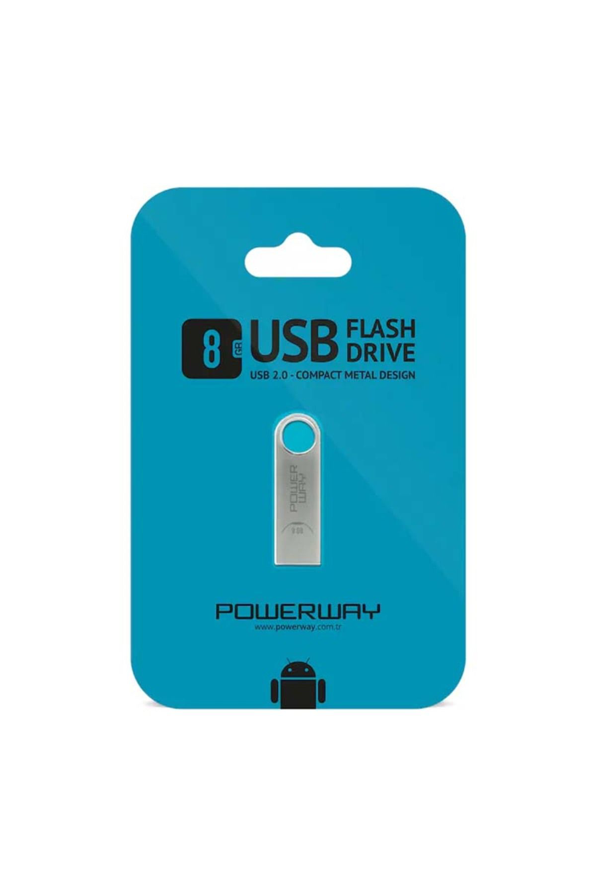 Ok Aksesuar 8 Gb Metal Usb 2.0 Flash Bellek (5060)
