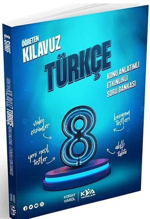 Koray Varol Akademi 8. Sinif Türkçe Öğreten Kilavuz Konu Anlatimli Etkinlikli Soru Ba