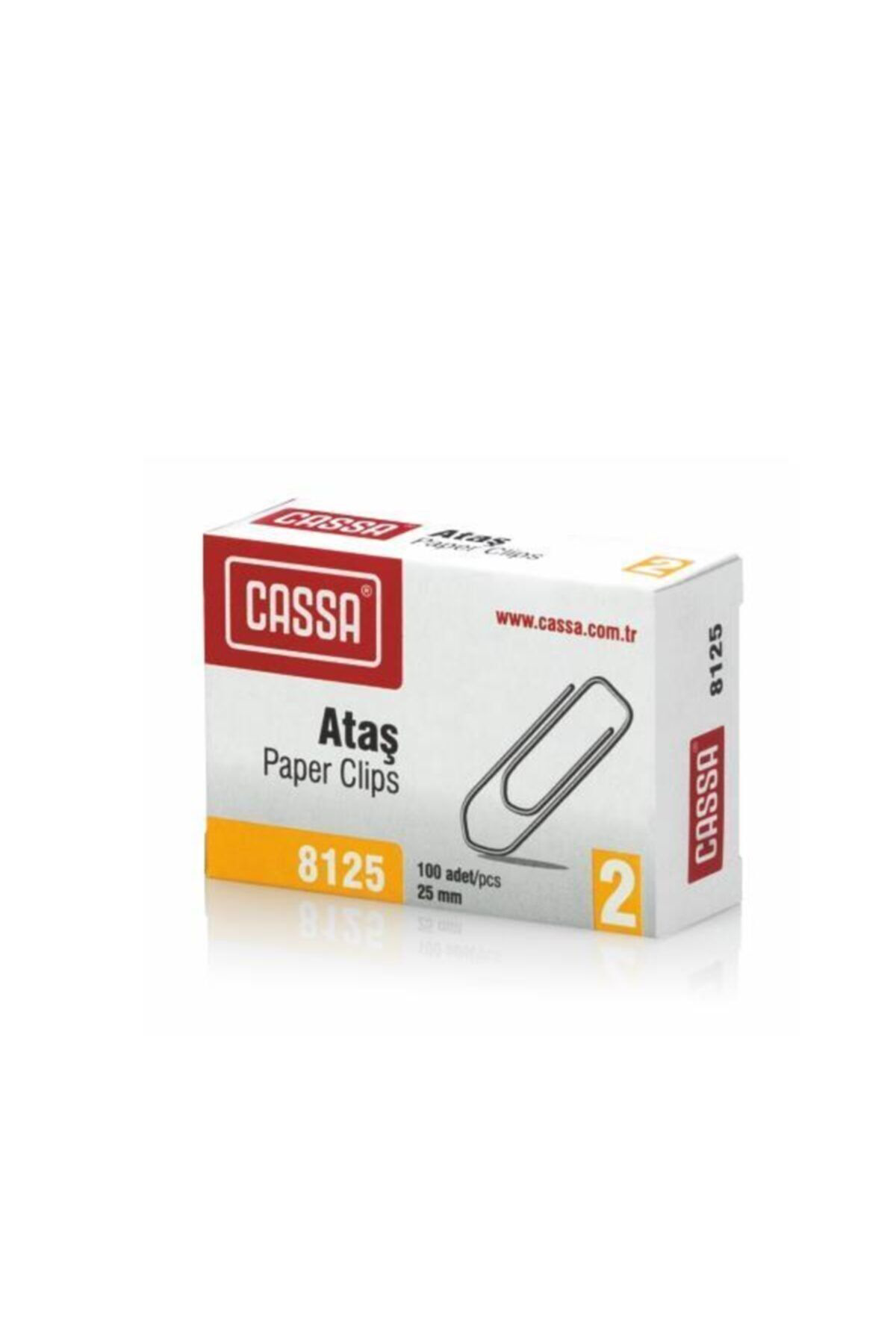 Cassa 8125 Metal Ataş No: 2 25 Mm 100'Lü