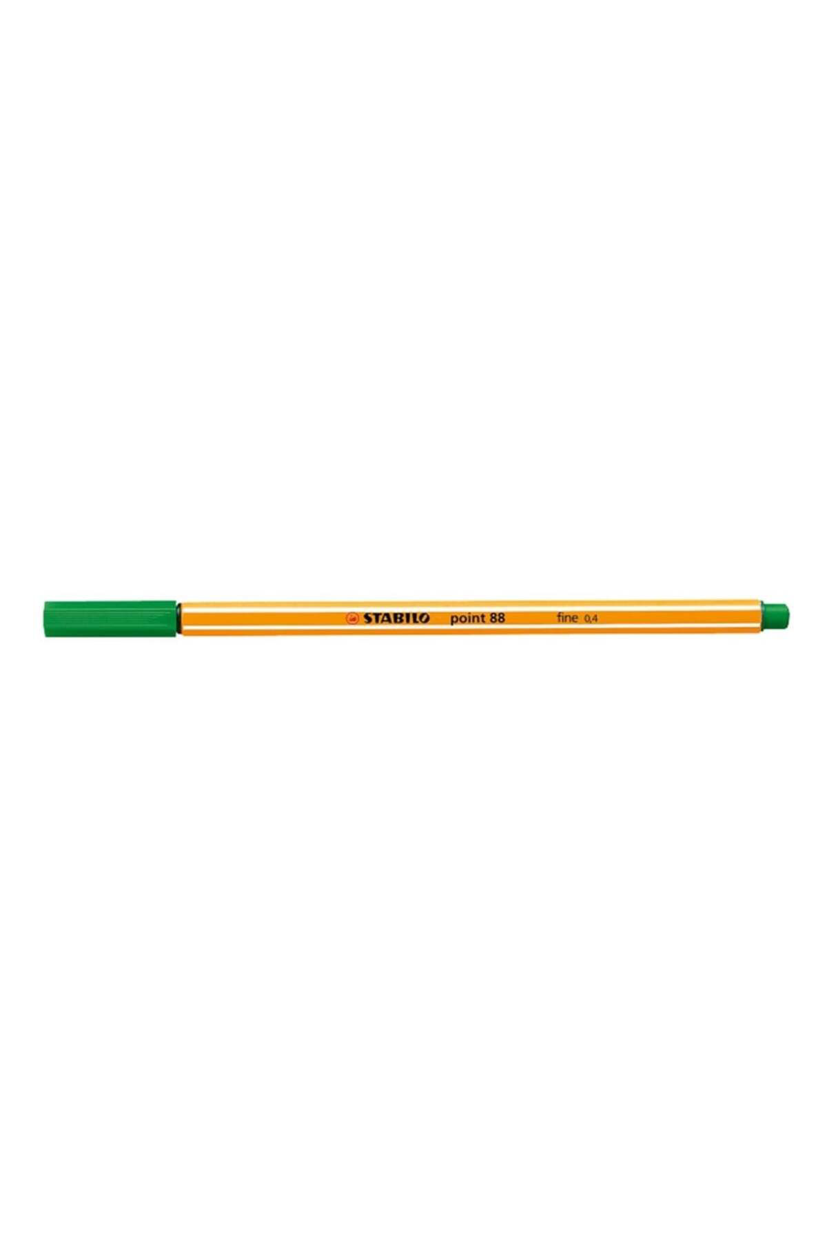 Stabilo 88/36 0,4 Mm Keçe Uçlu Kalem Yeşil (1 Adet)