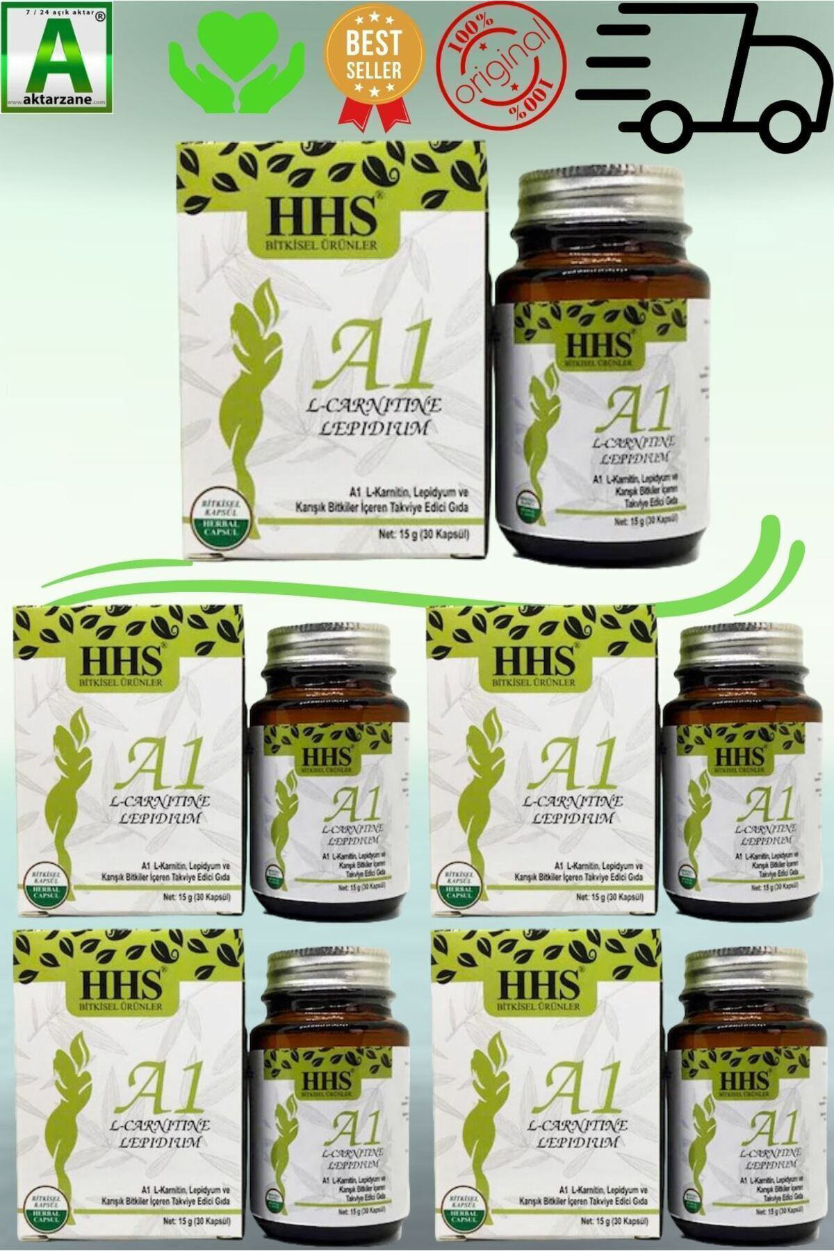 Hhs A1 Bitkisel  Kapsül 30'Lu (5 Adet)