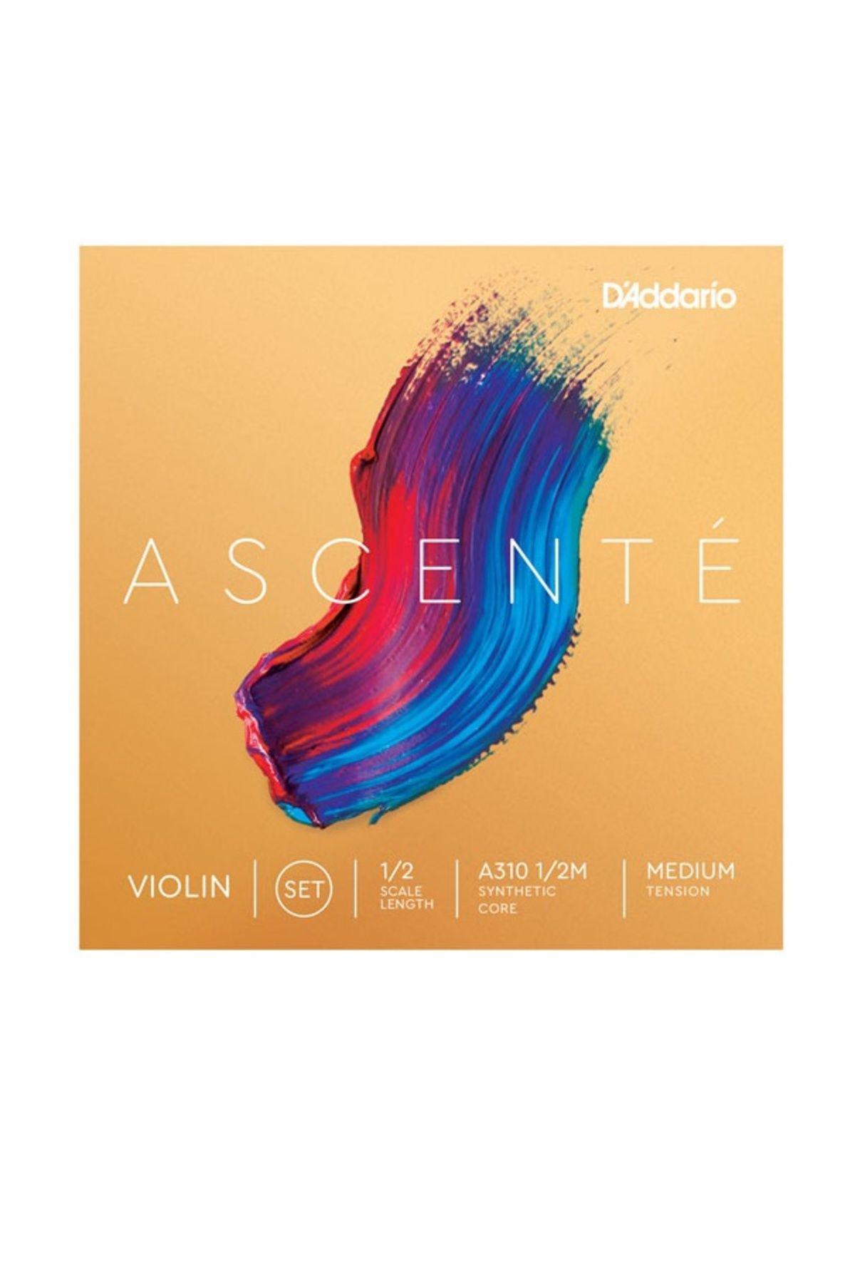 Daddario A310 1/2M Keman Tel Seti, Ascente, Scale 1/2, Medium Tension Asce