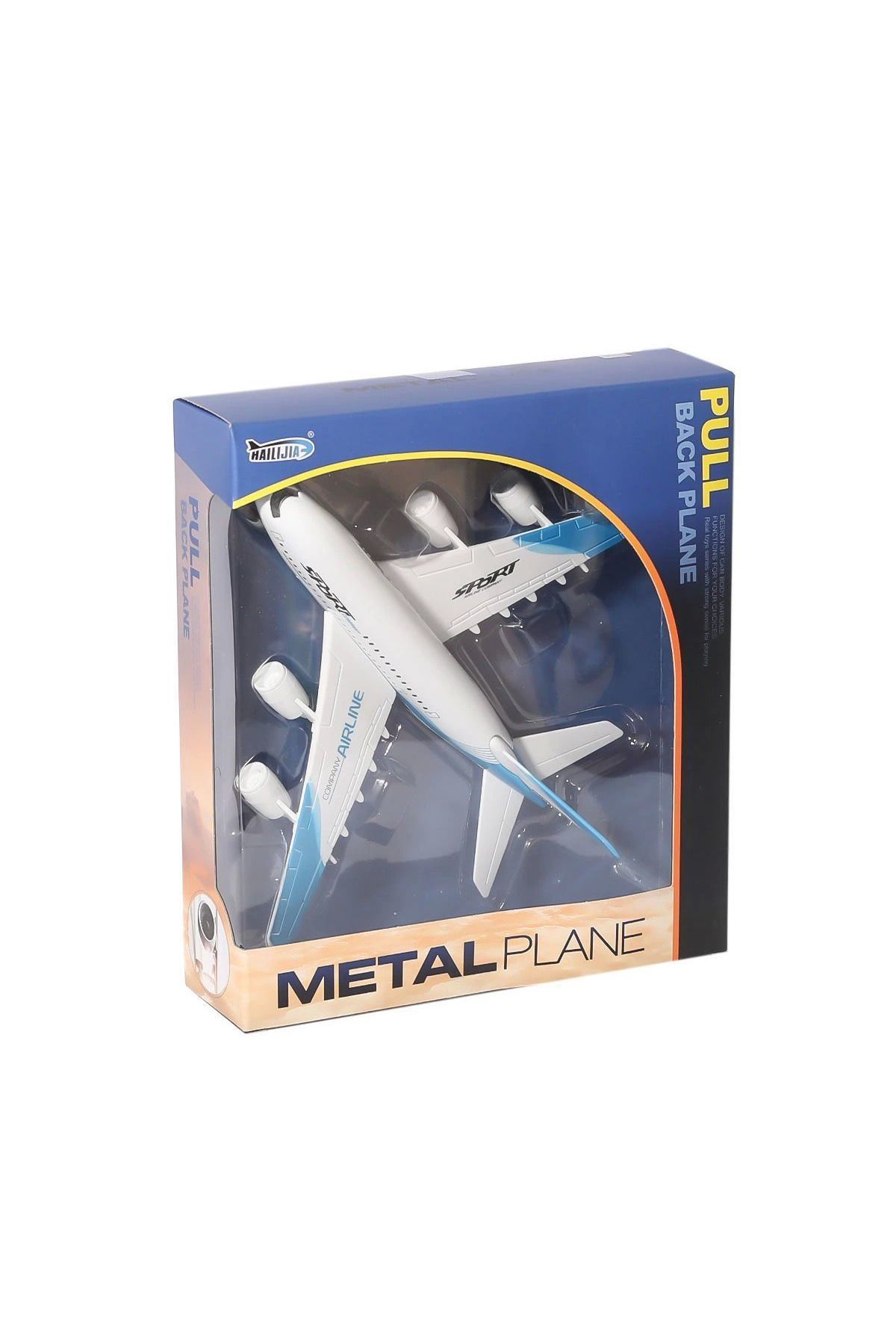 Yusuftex A380-1A Metal Çekbirak Yolcu Uçaği