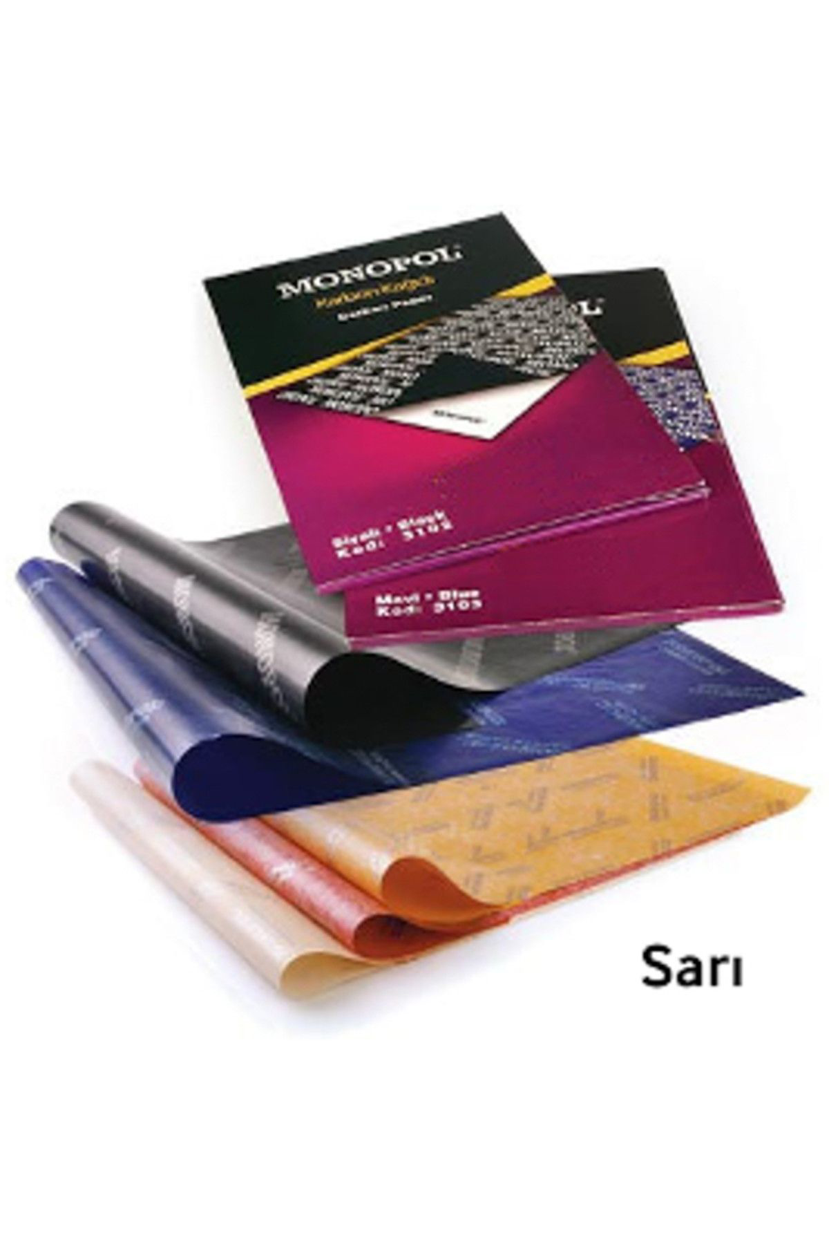Monopol A4 Karbon Kağidi 5'Li - Sari 200364