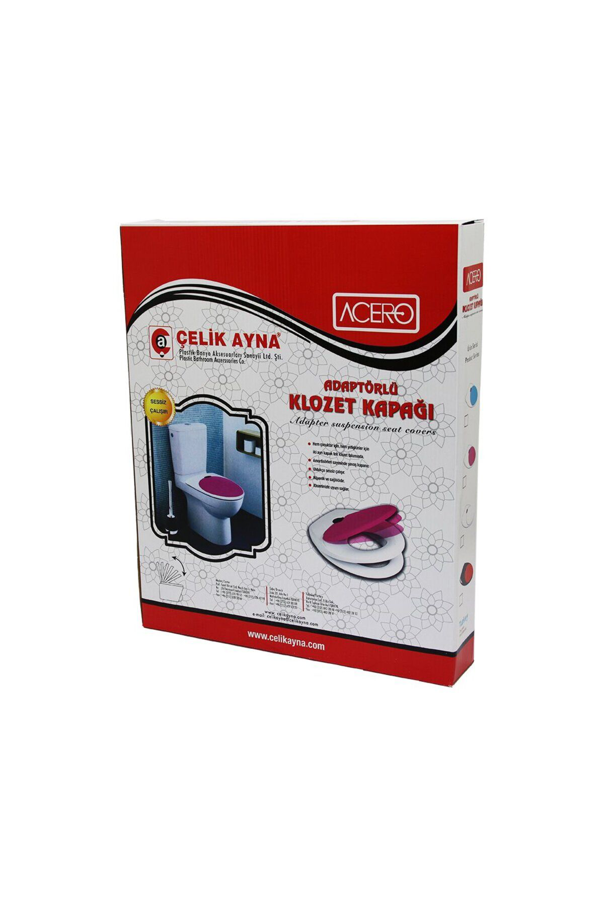 Ok Aksesuar Acero Çocuk Adaptörlü Klozet Kapak Go5060gok170234