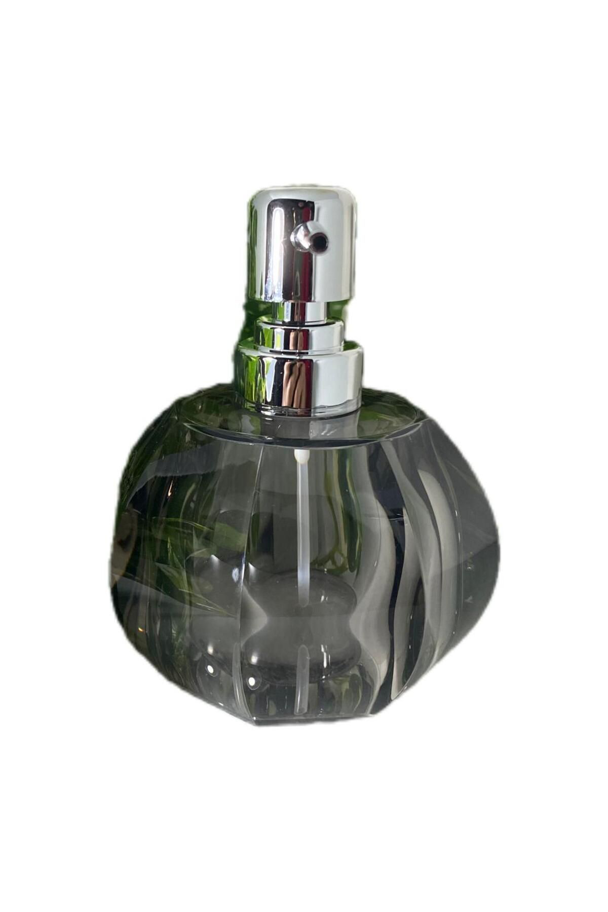 Elif Aksesuar Acrylic Kristal Füme Sivi Sabunluk-034