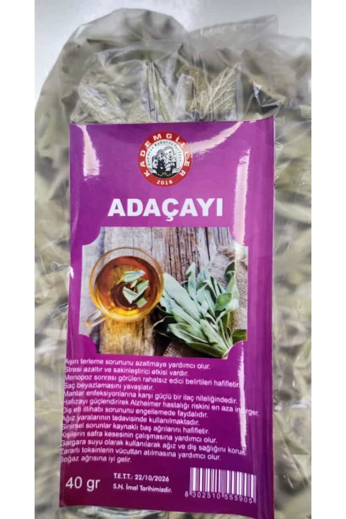 Kademgiller Adaçayi 40Gr X 2 Adet