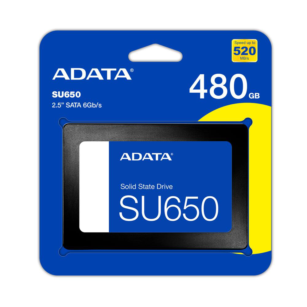 Adata 480GB 2.5" SU650 520-450MB-s ASU650SS-480GT-R Ssd Harddisk