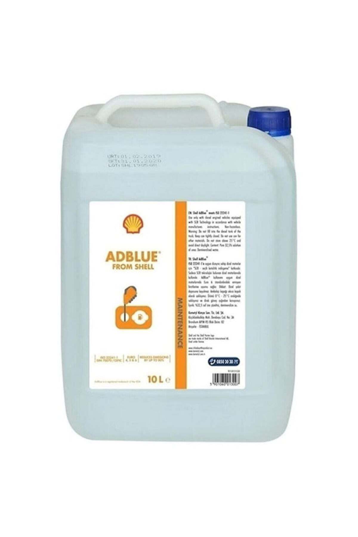 Shell Adblue 10 L Scr-Takili Araçlara Euro 4, Euro 5 Ve Euro 6 Emisyon