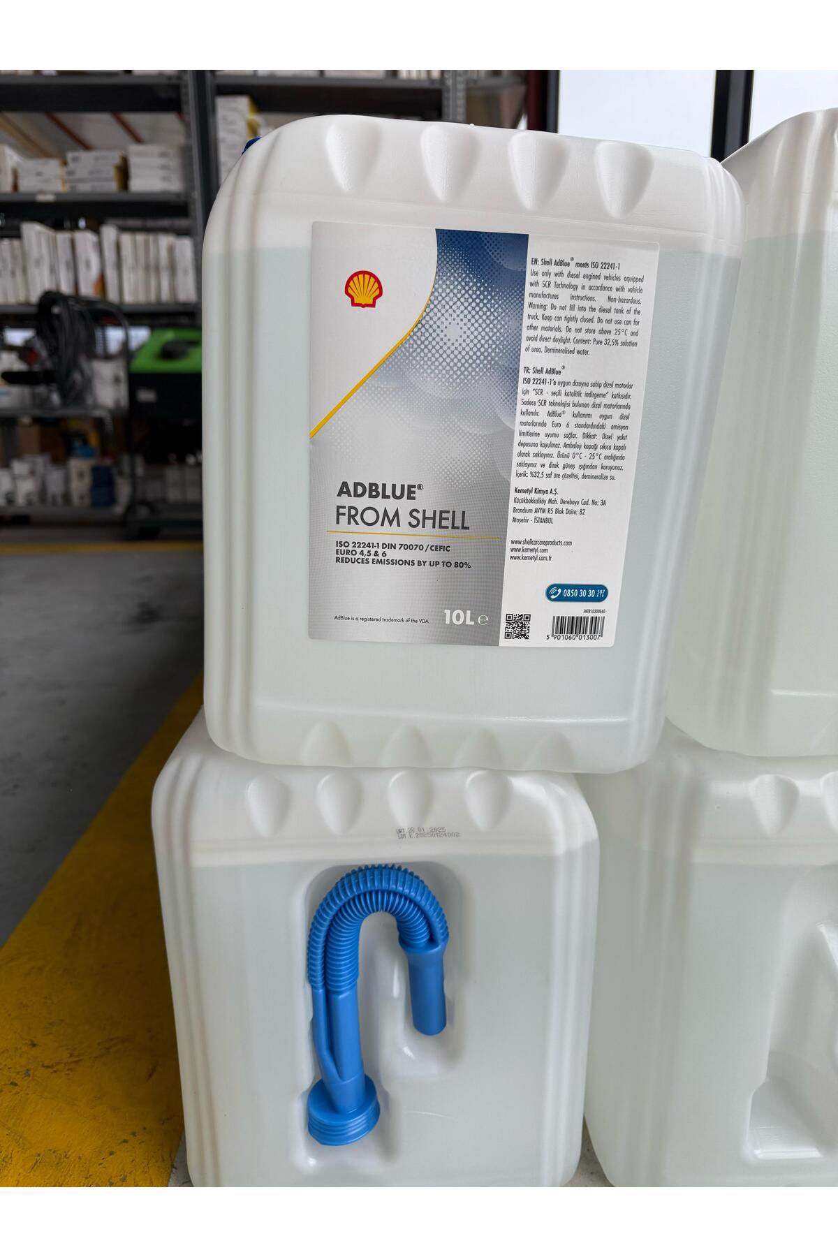 Shell Adblue 10 Lt. (2025 Üretim) Emisyon Düşürü Yakit Katkisi
