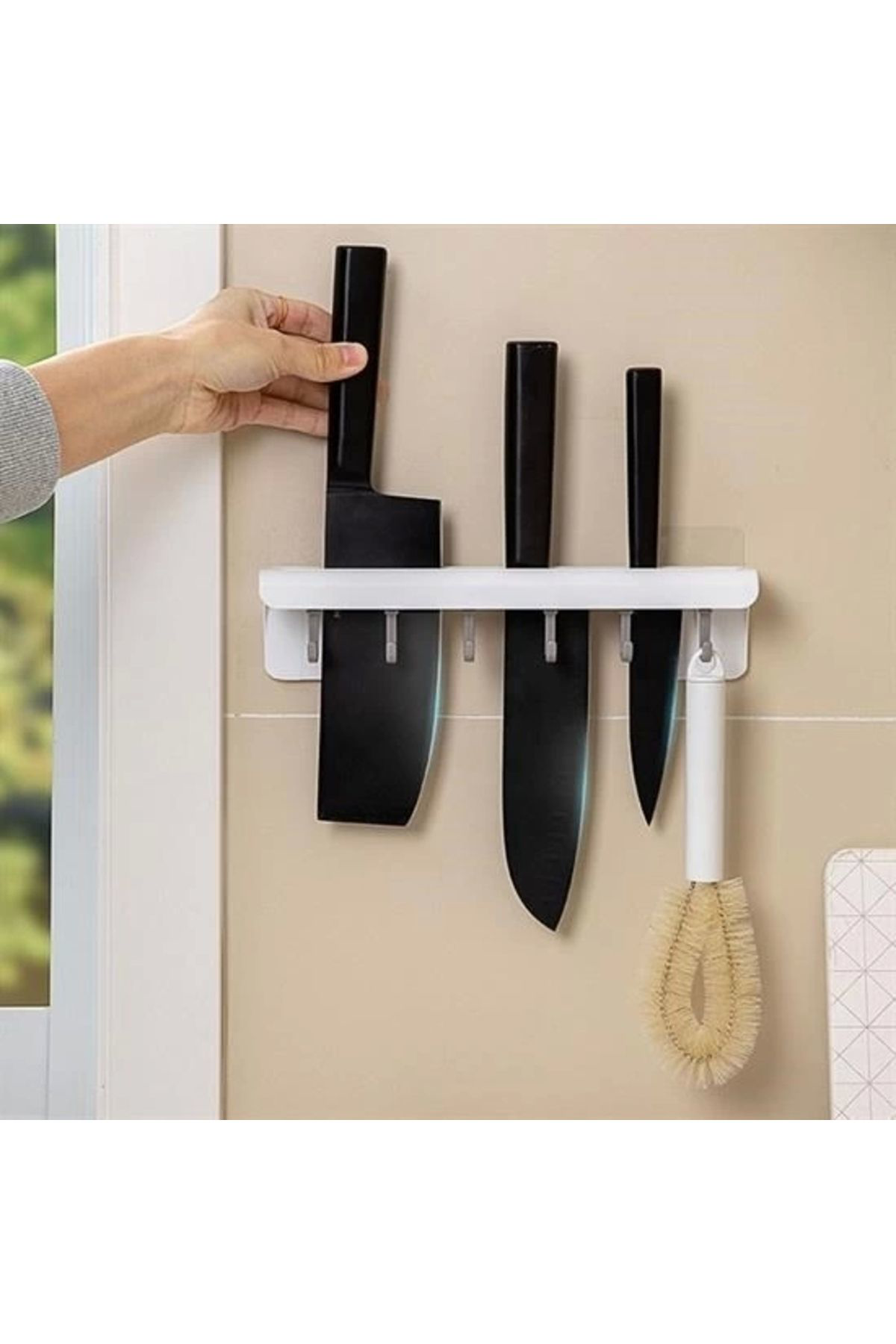 Emr Shop Adshome® Pratik Çoklu Biçak Askisi Mutfak Biçak Düzenleyici Organ