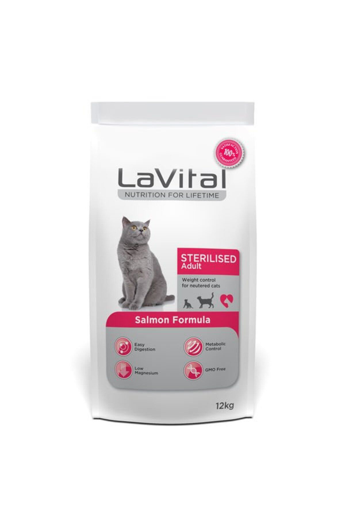 La Vital Adult Sterilsed Somonlu Kisirlaştirilmiş Yetişkin Kuru Kedi Mamas