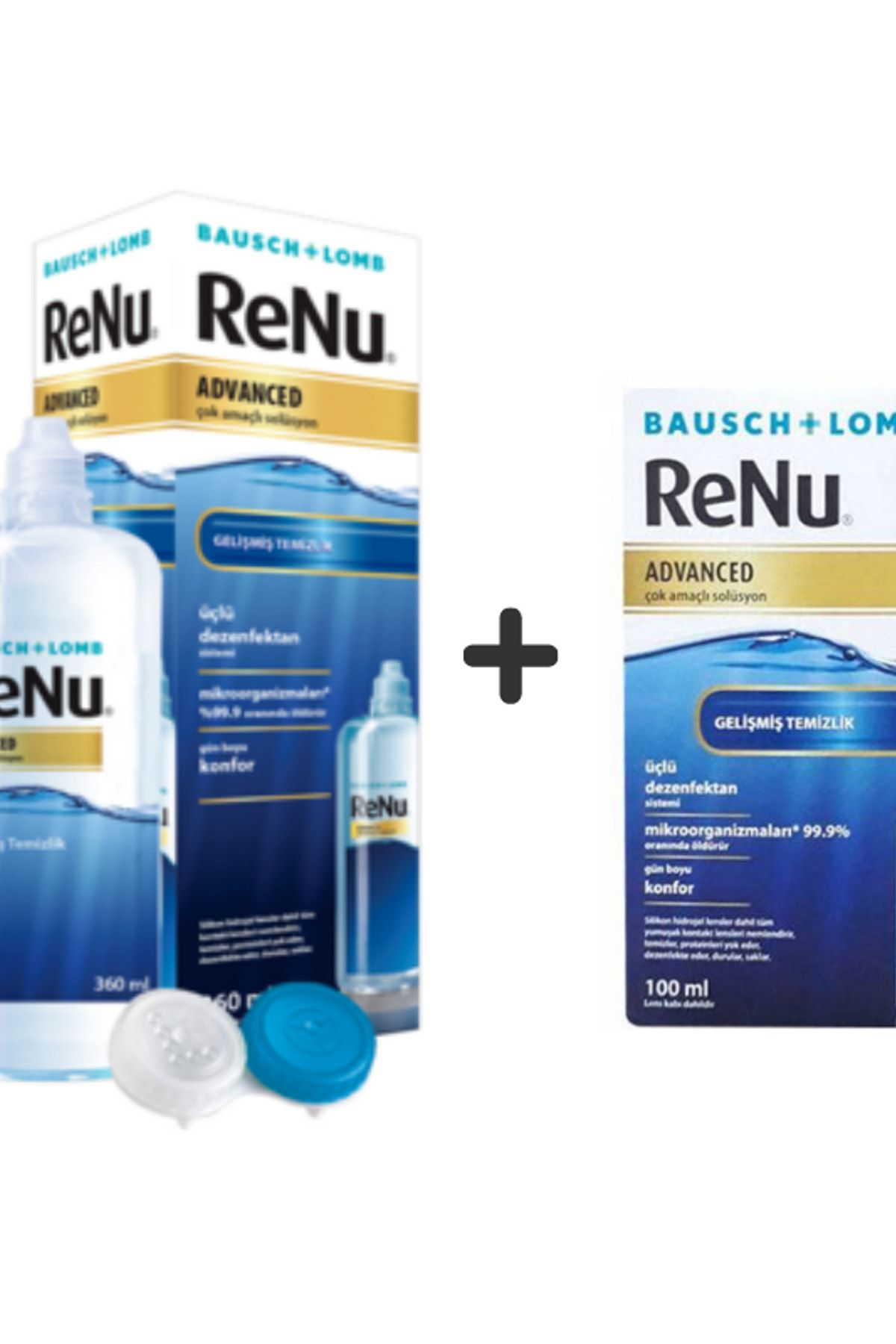 Renu Advanced Lens Solüsyonu 360 Ml + 100 Ml