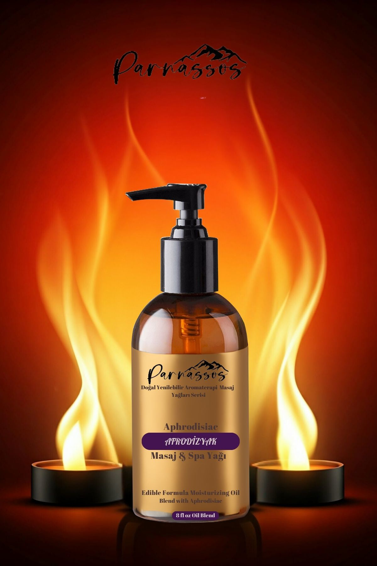 Parnassos Afrodizyak Etkili Doğal Masaj Yaği 150 Ml – Tutkunun Dokunuşu! 🌿