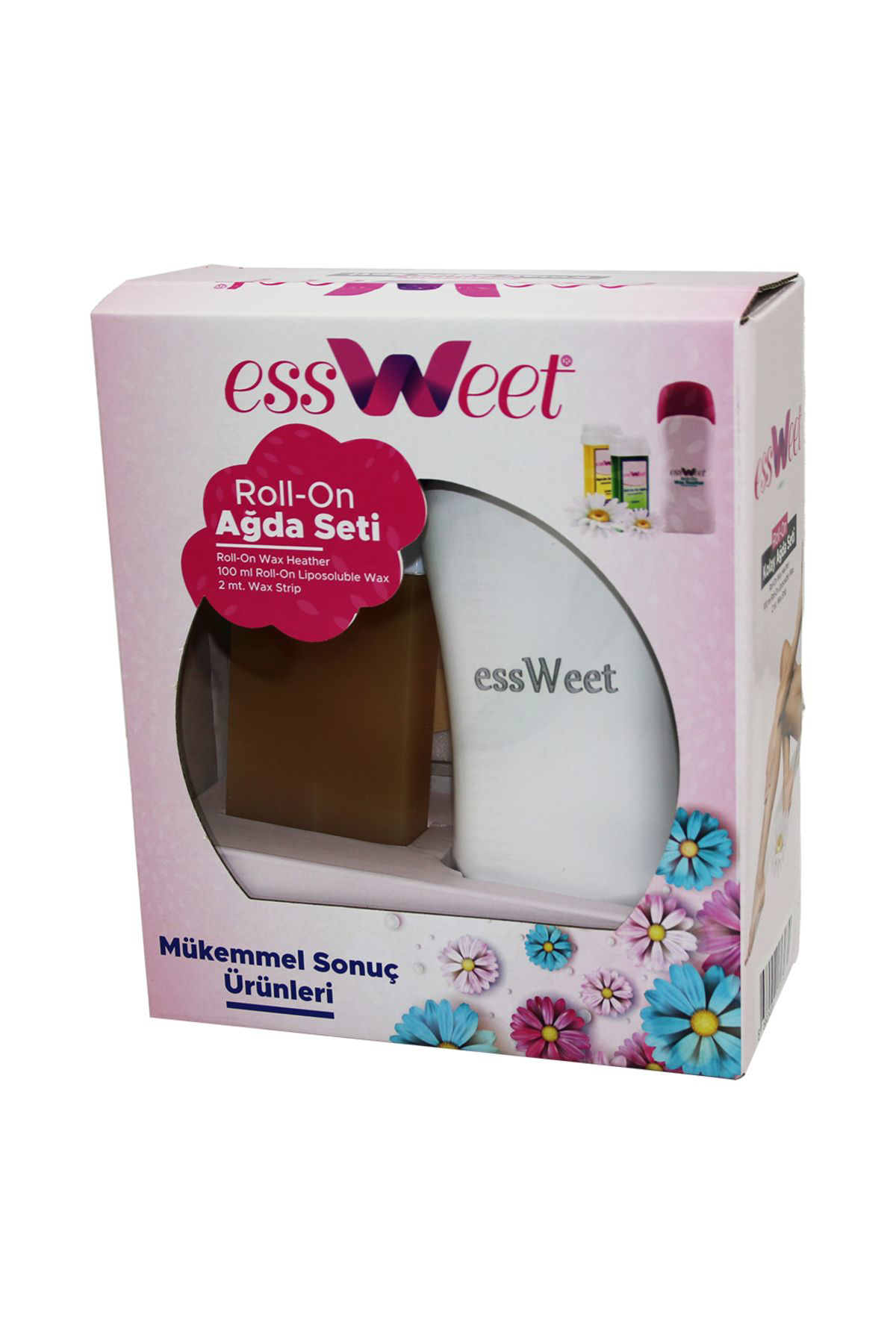Mrerciyes Ağda Seti İsitici - Roll-On 100Ml - Ağda Bezi 2Mt (4767) - Kdf7256-8366