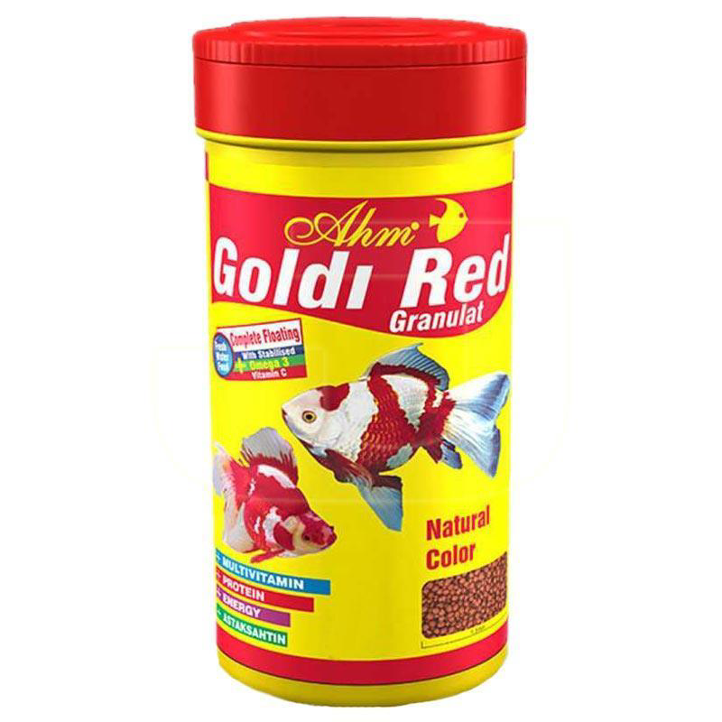 Ahm  Goldi Red Granulat Balik Yemi 250 Ml