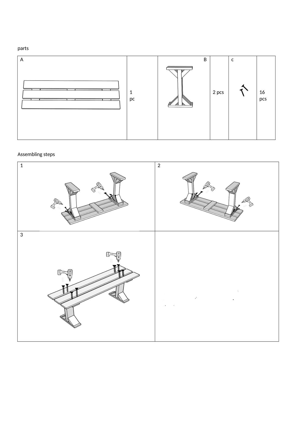 Pinoxi Ahşap Bank Mutfak Banki Bench 100Cm X 30Cm