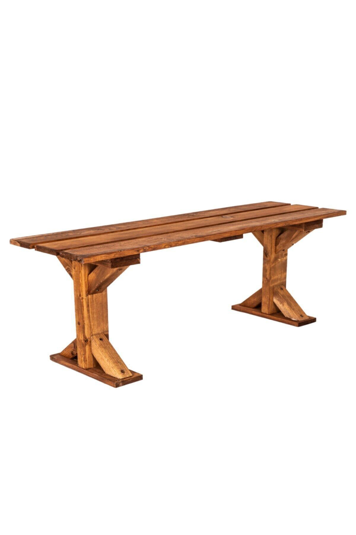 Pinoxi Ahşap Bank Mutfak Banki Bench 100Cm X 30Cm