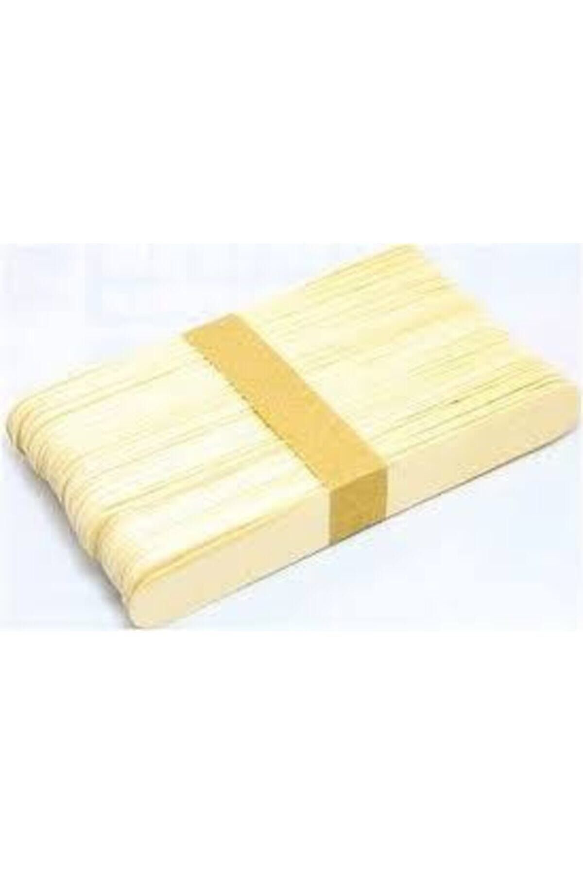 Brons Ahşap Dil Basma Çubuğu Abeslang Naturel 50 Li Paket 150X18 Mm Çx