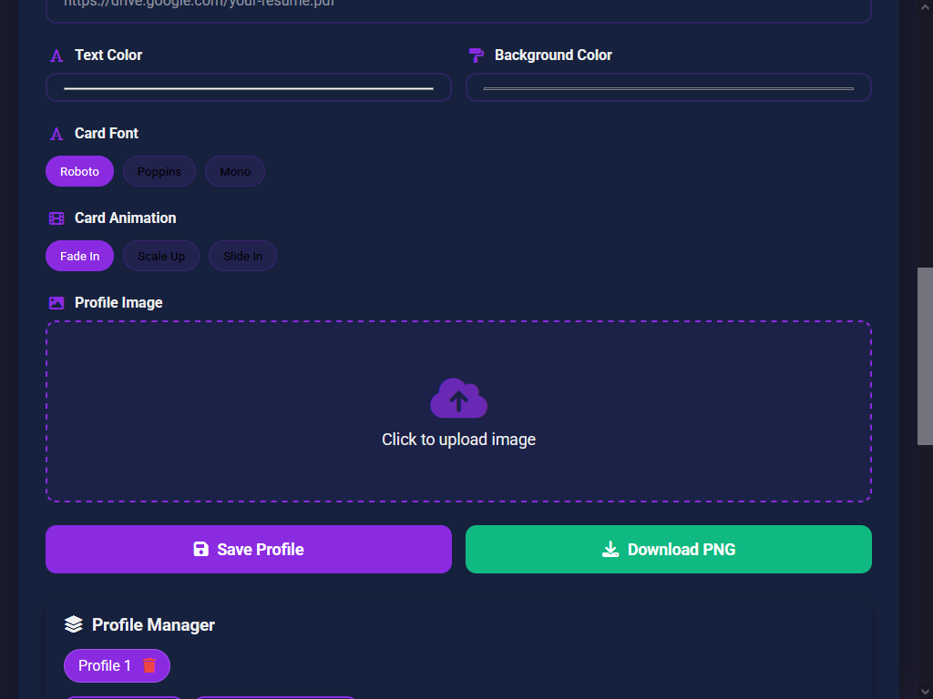 Harun Pehlivan Ai Profile Card Generator