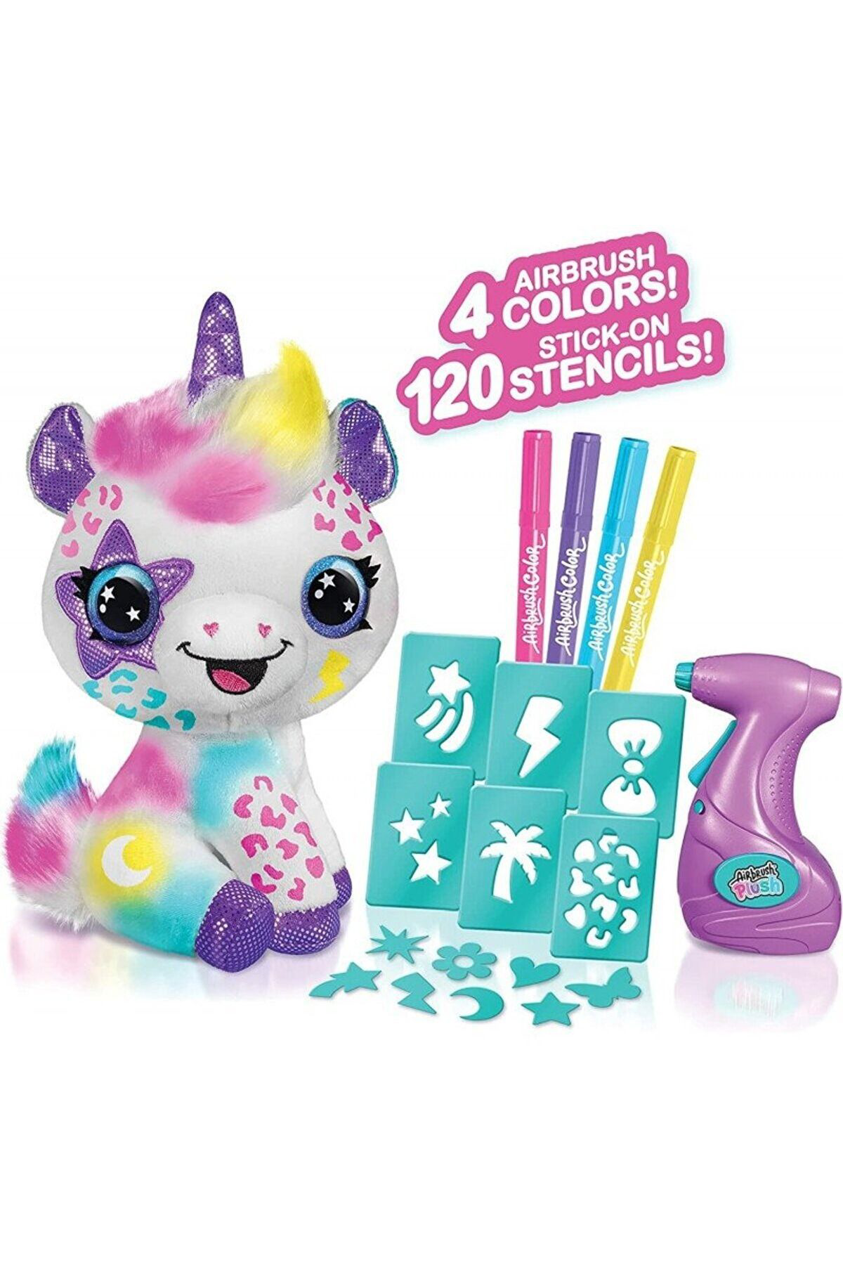 Oyuncak Store Airbrush Plush Unicorn Licorne Unicornio Spreyle Peluş Boyama Ve