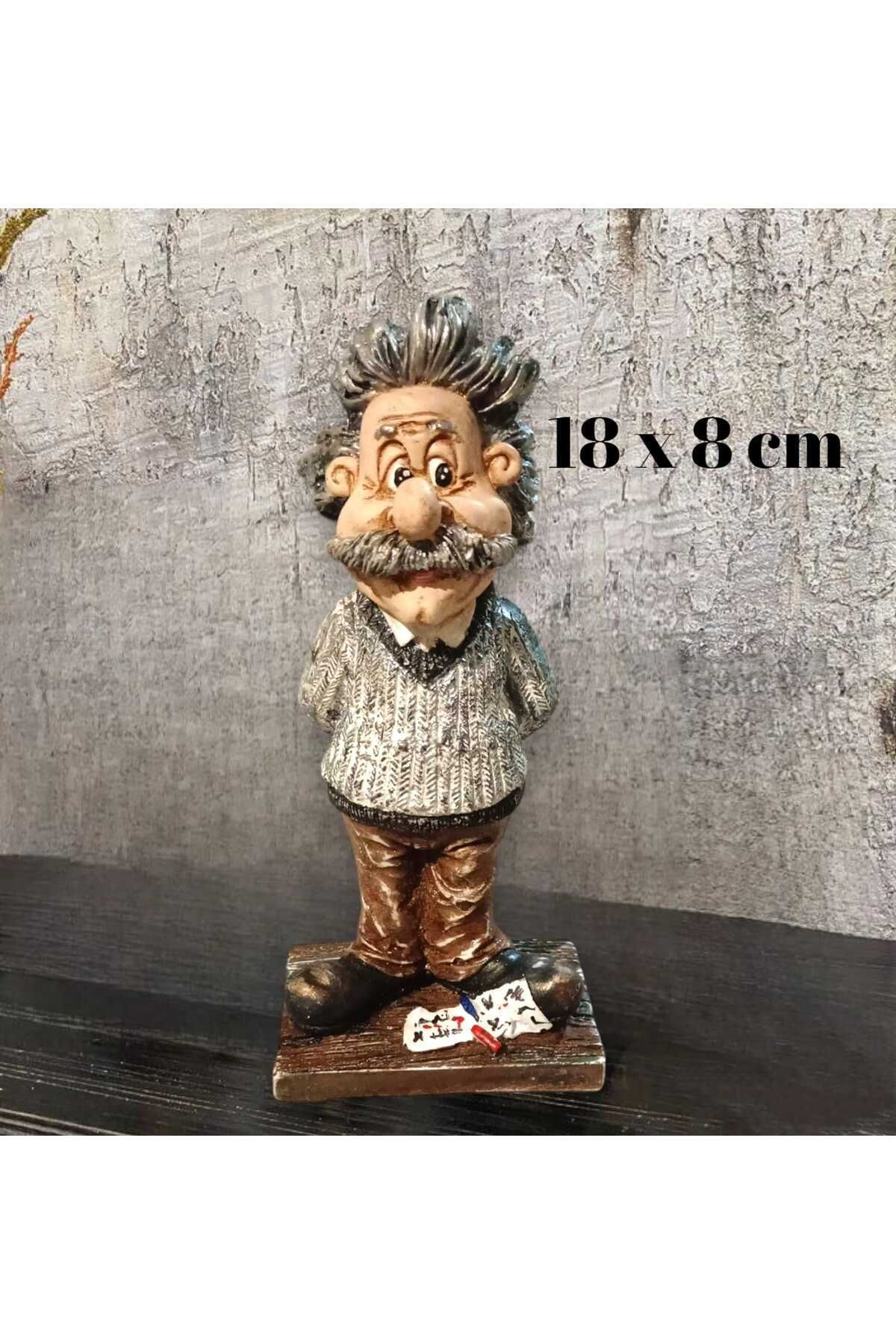 Dodemert Home Albert Einstein Polyester Dekoratif Biblo
