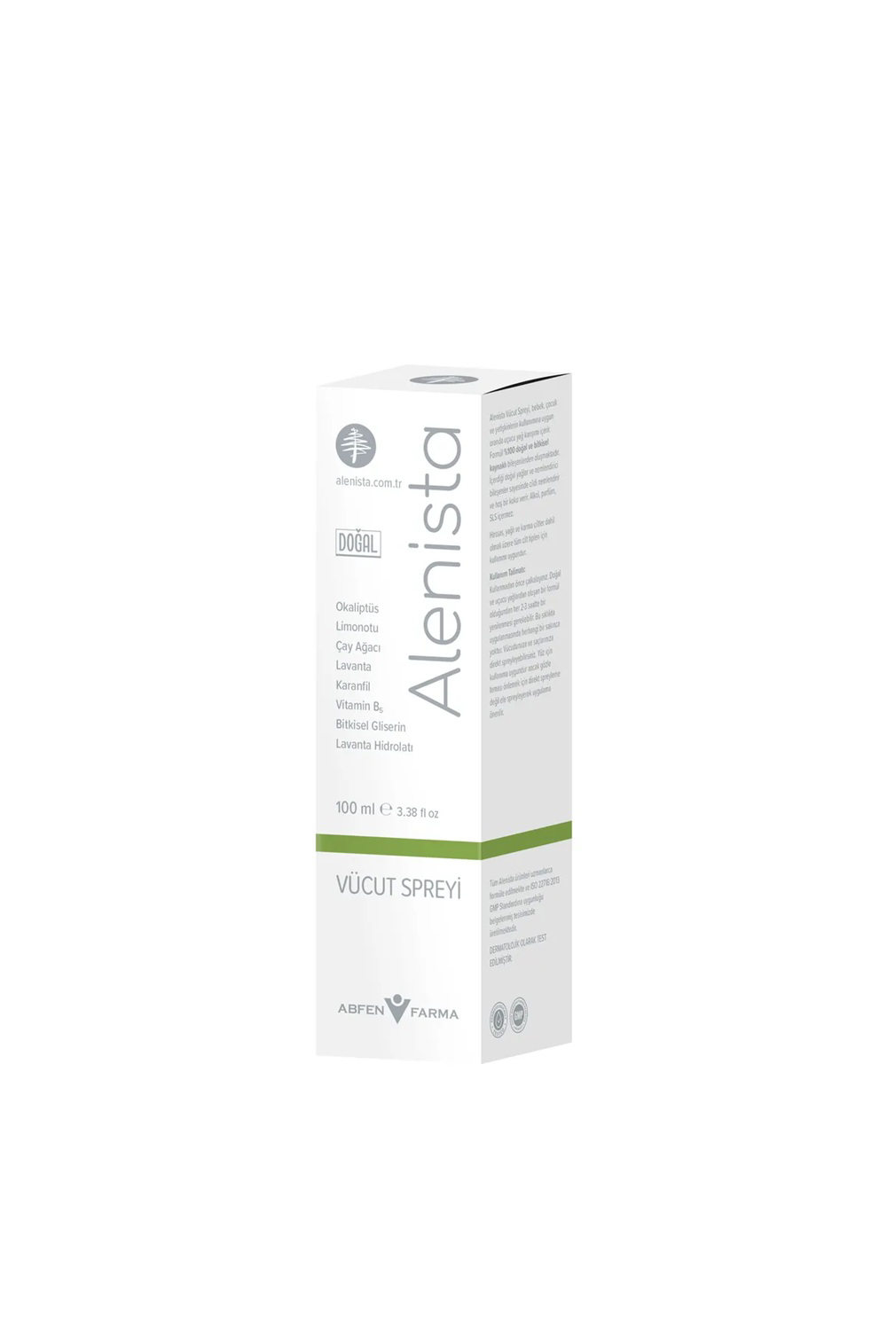 Alenista  Koruyucu Vücut Spreyi 100 Ml