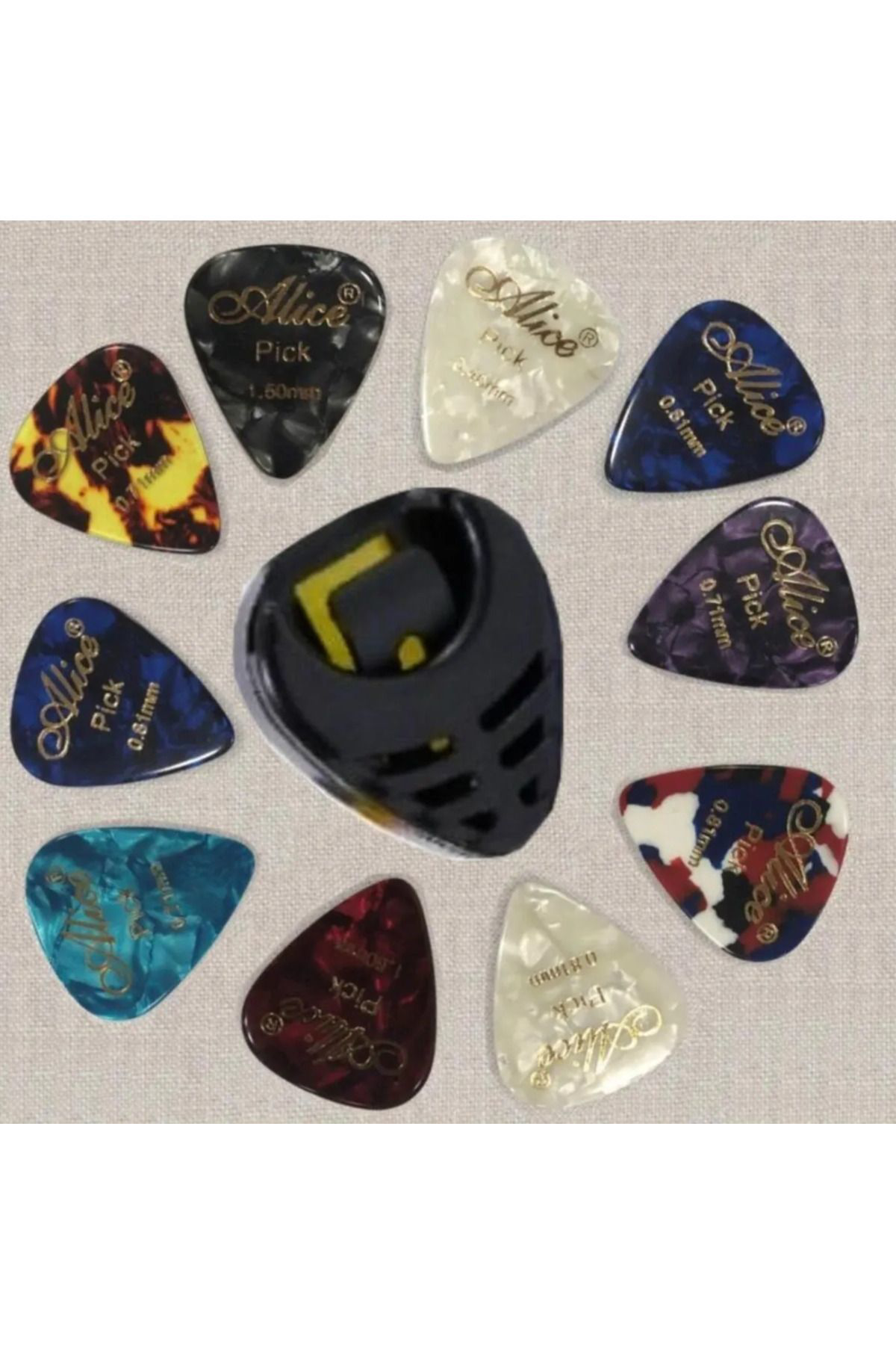 Salvador Alice Gitar Penasi 10'Lu Set Pena Şarjörü