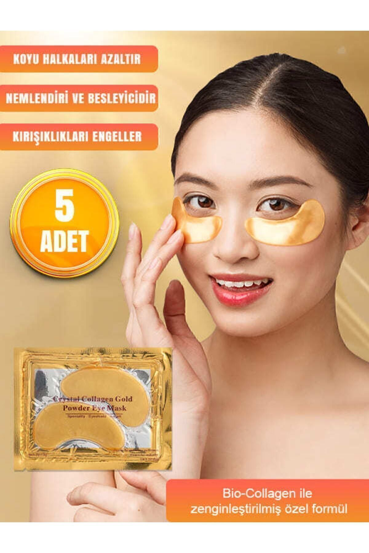 Ocean Altin Maske ( Göz Alti İçin ) Bio-Collagen- 5 Adet