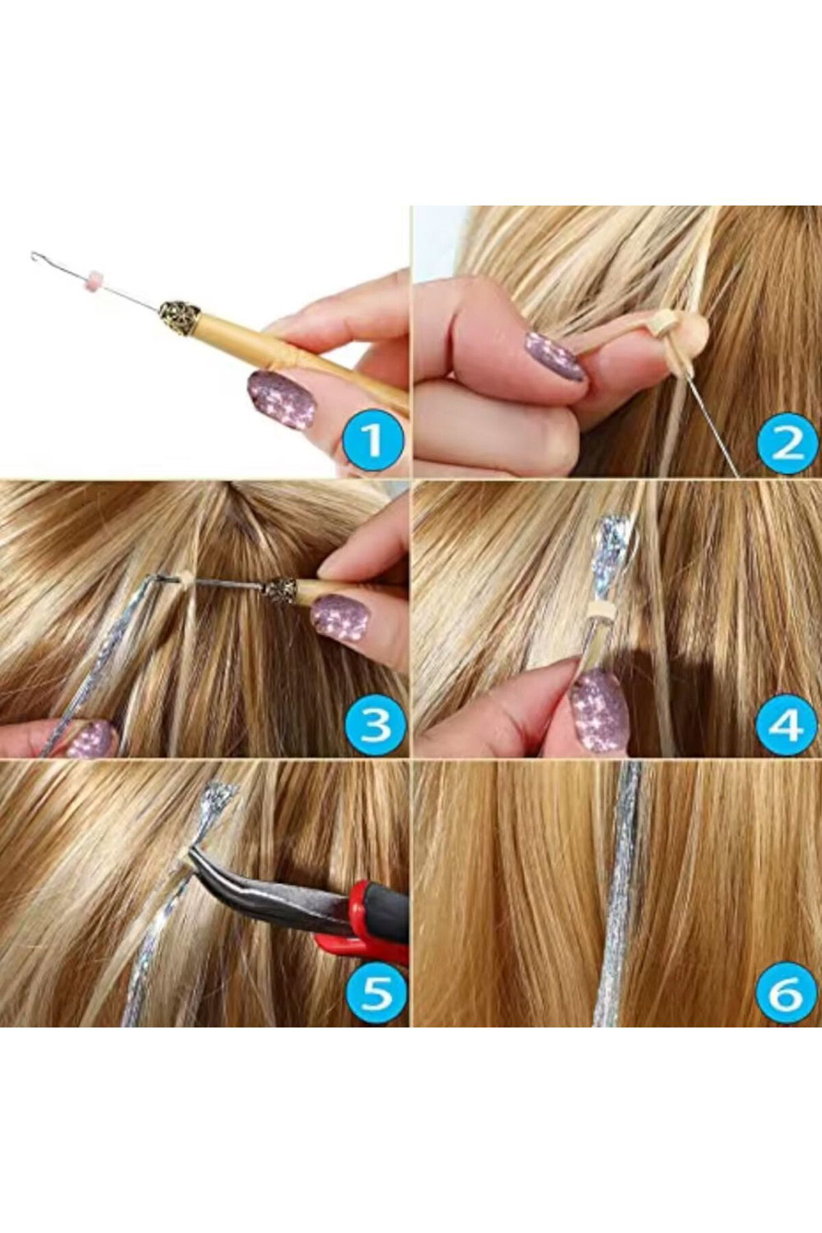 Crest Altin Sarisi Hair Tinsel Saç Simi - Ht15