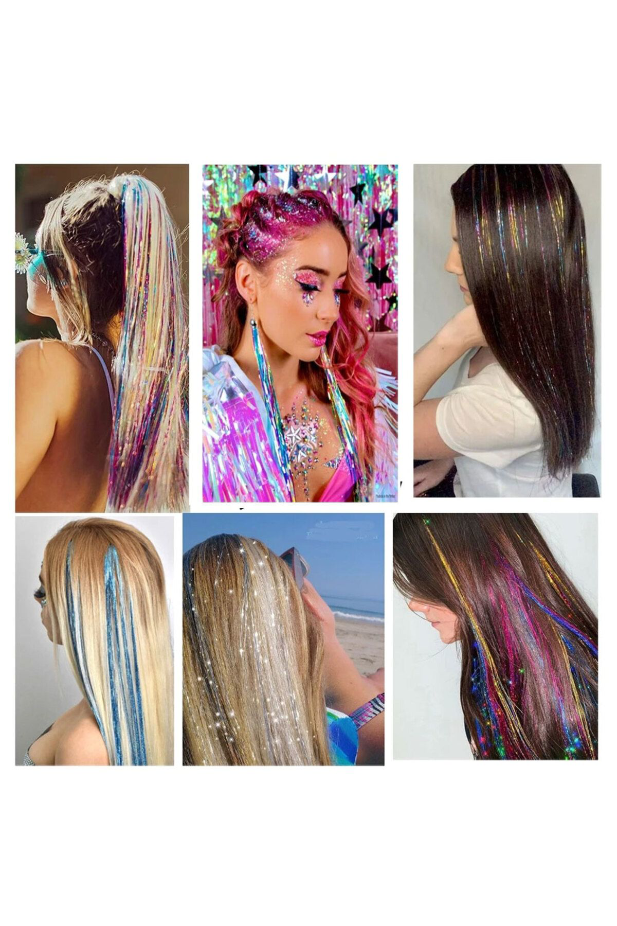 Crest Altin Sarisi Hair Tinsel Saç Simi - Ht15