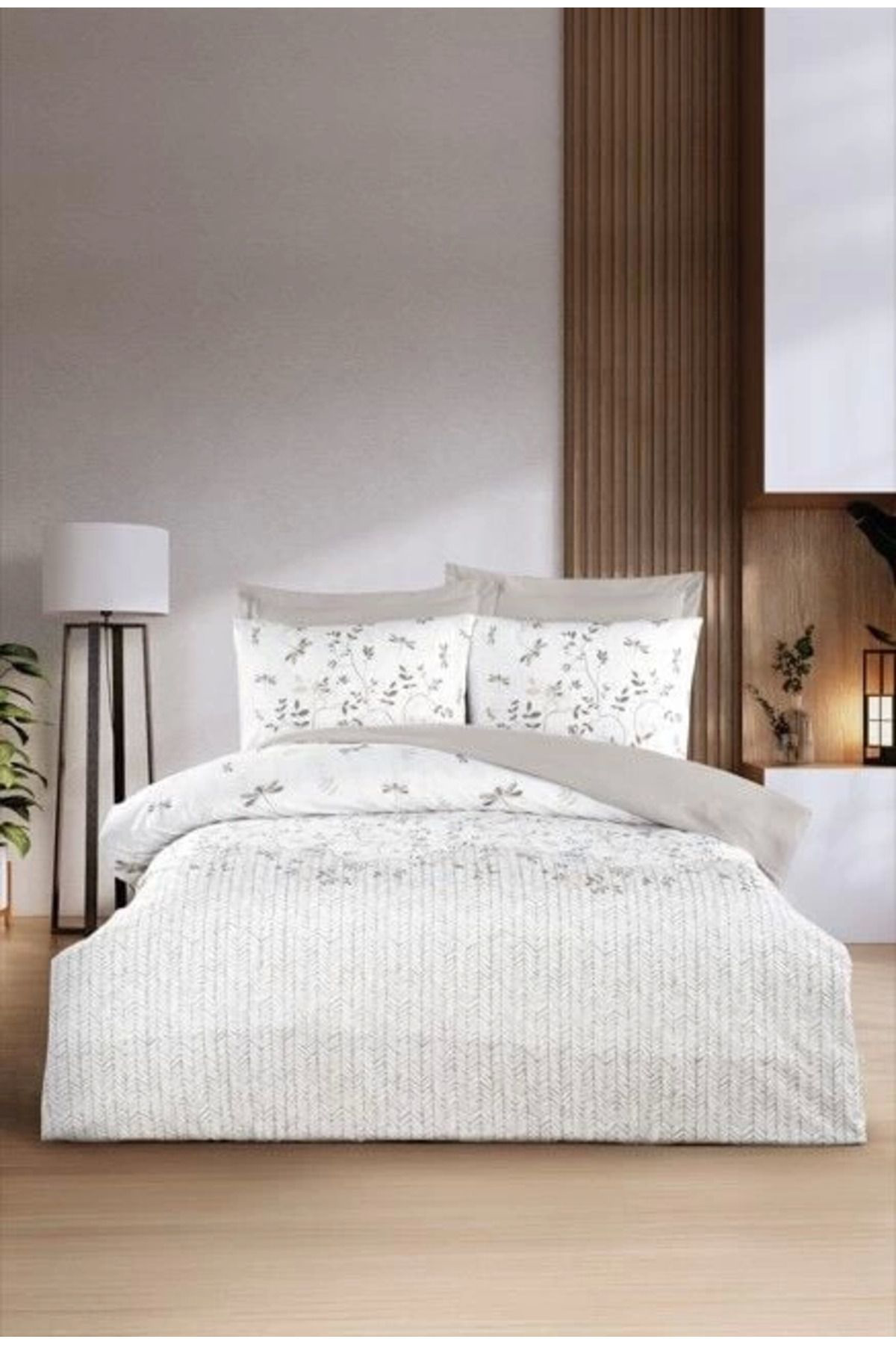 Yusuftex Altinbaşak Creaforce Linea Pebble Çift Kişilik Nevresim Takimi