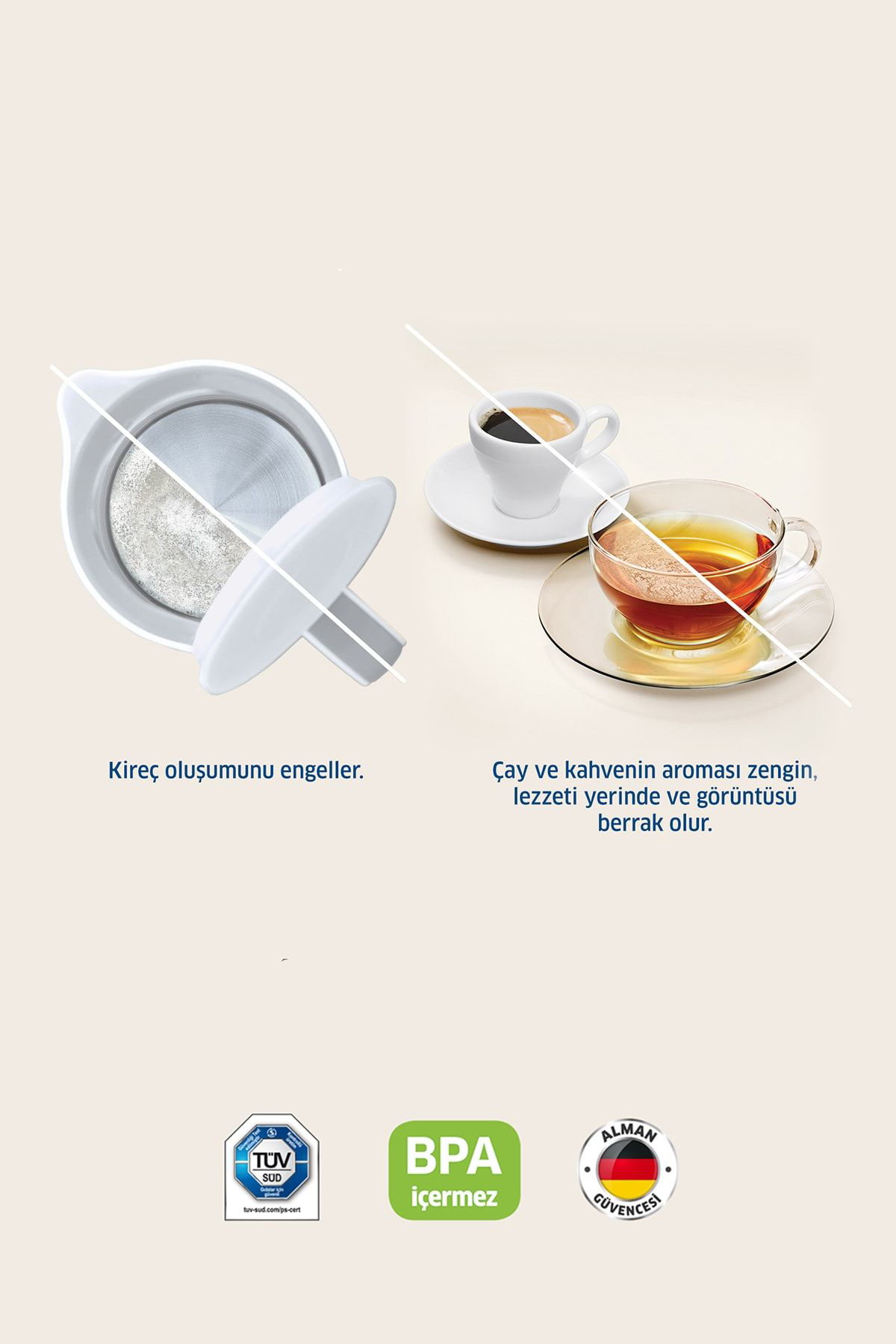 Brita Aluna Cool Filtreli Su Aritma Sürahisi - Beyaz