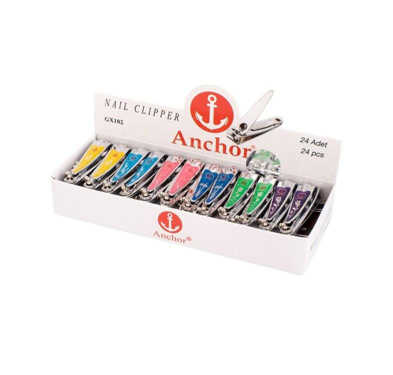Anchor  Desenli Küçük Boy Tirnak Makasi Gx 102