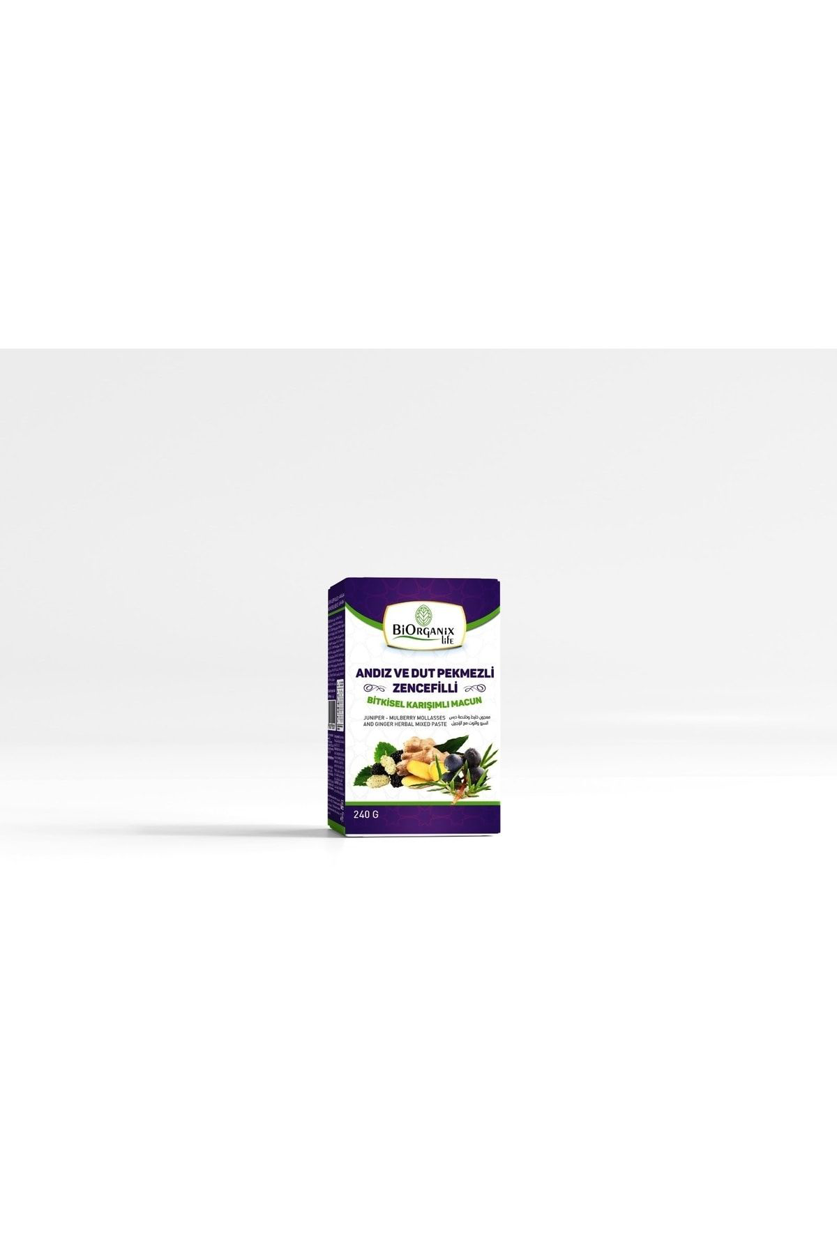 Biorganix Life Andiz Ve Dut Pekmezli Zencefilli Macun 240 G