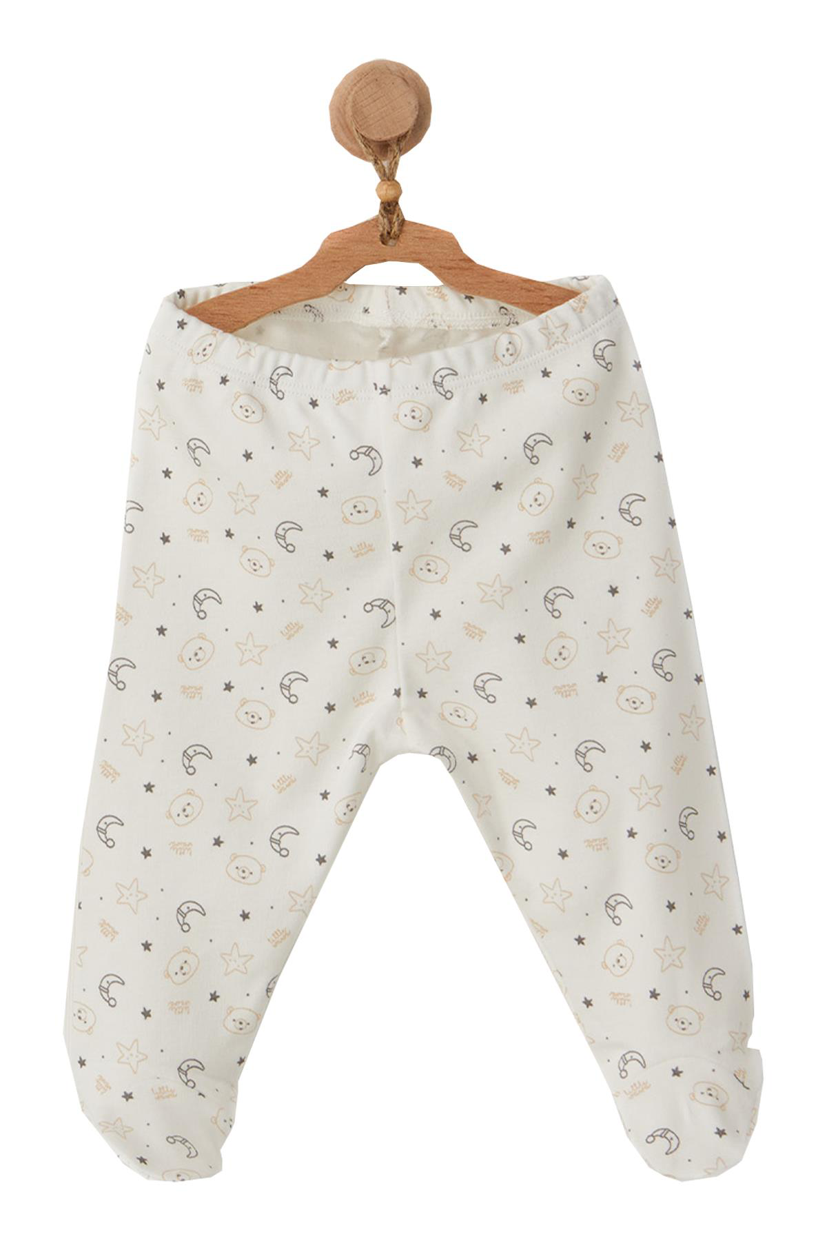 Andywawa  Erkek Bebek Ay Yildiz Motifli 2Li Pantolon Takimi Ac2276