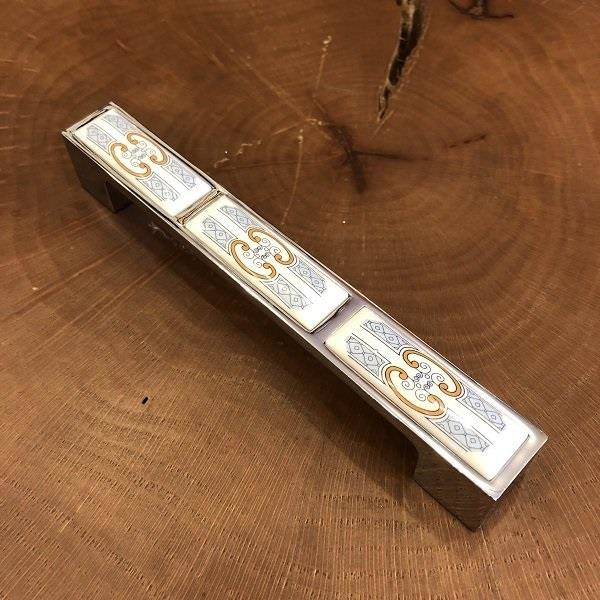 Gürçay Hirdavat Anemon Porselen Kulp 160Mm Krom