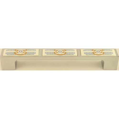 Gürçay Hirdavat Anemon Porselen Kulp 160Mm Krom