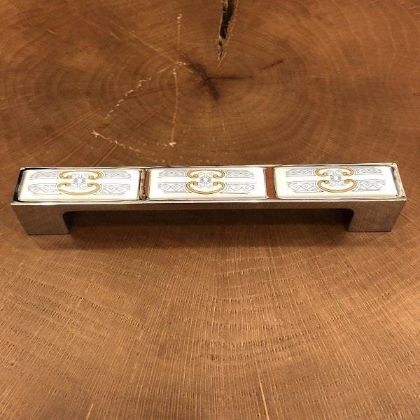 Gürçay Hirdavat Anemon Porselen Kulp 160Mm Krom